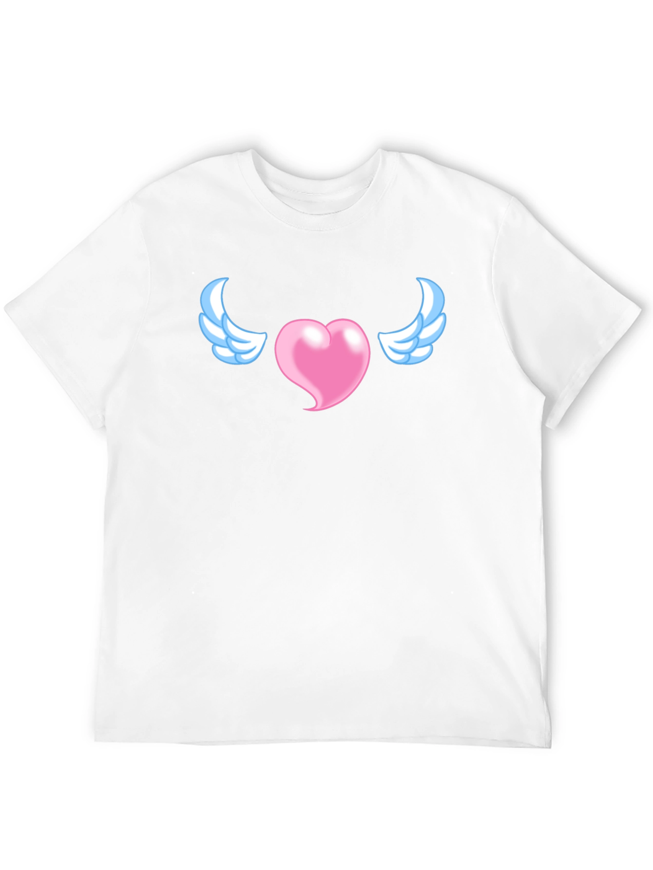 Winged Heart Graphic Black T-Shirt