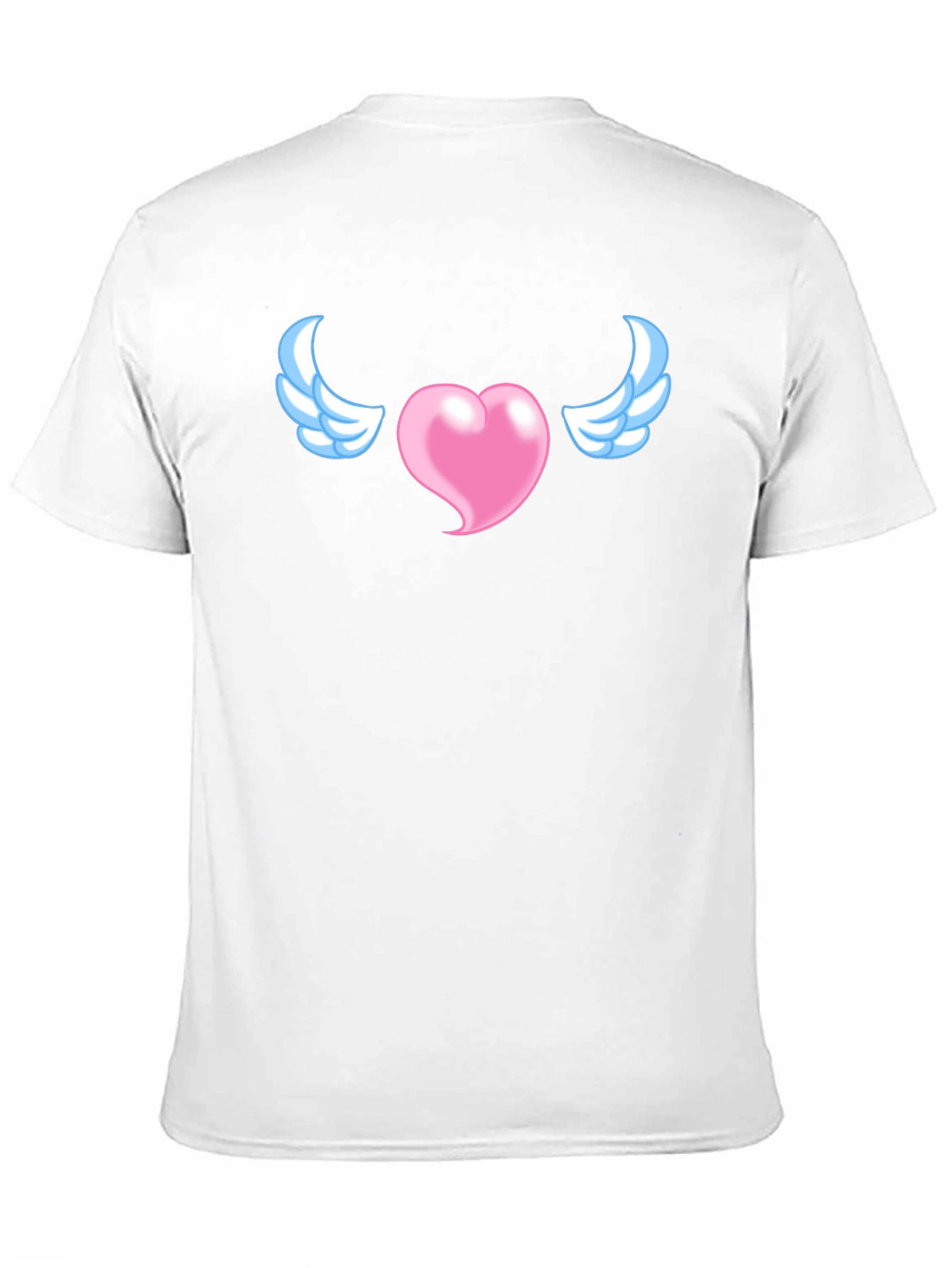 Winged Heart Graphic Black T-Shirt