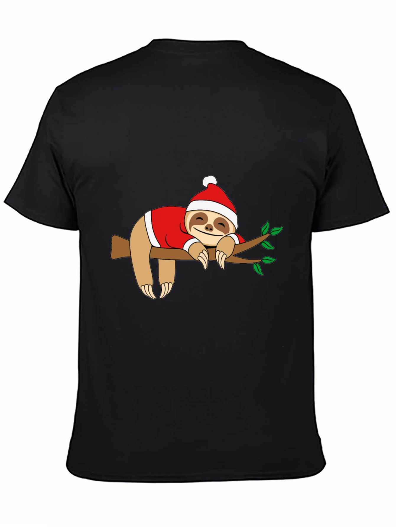 Sloth Christmas T-Shirt - Holiday Sleepy Sloth Tee