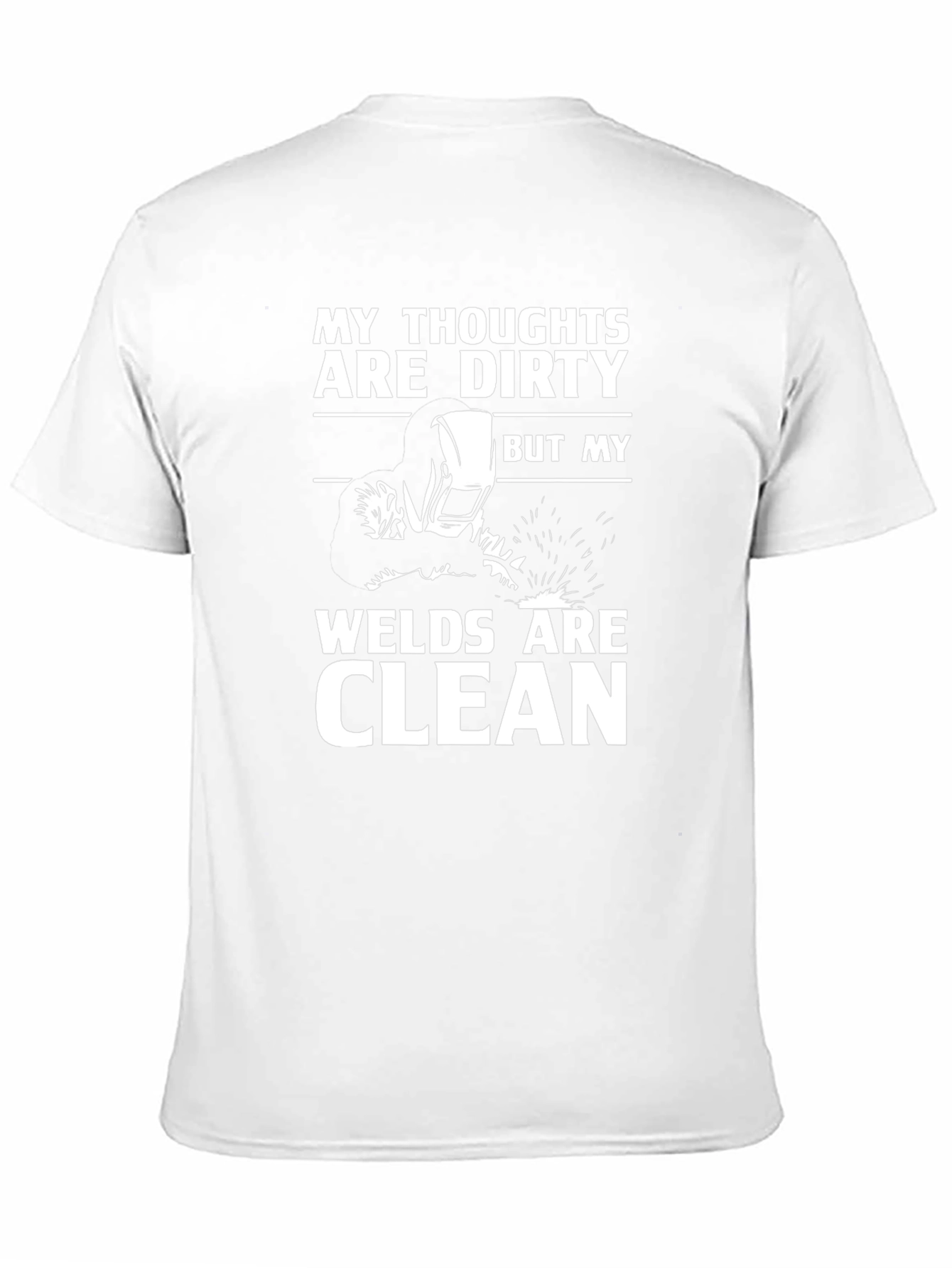 Dirty Thoughts Clean Welds Black Graphic Tee