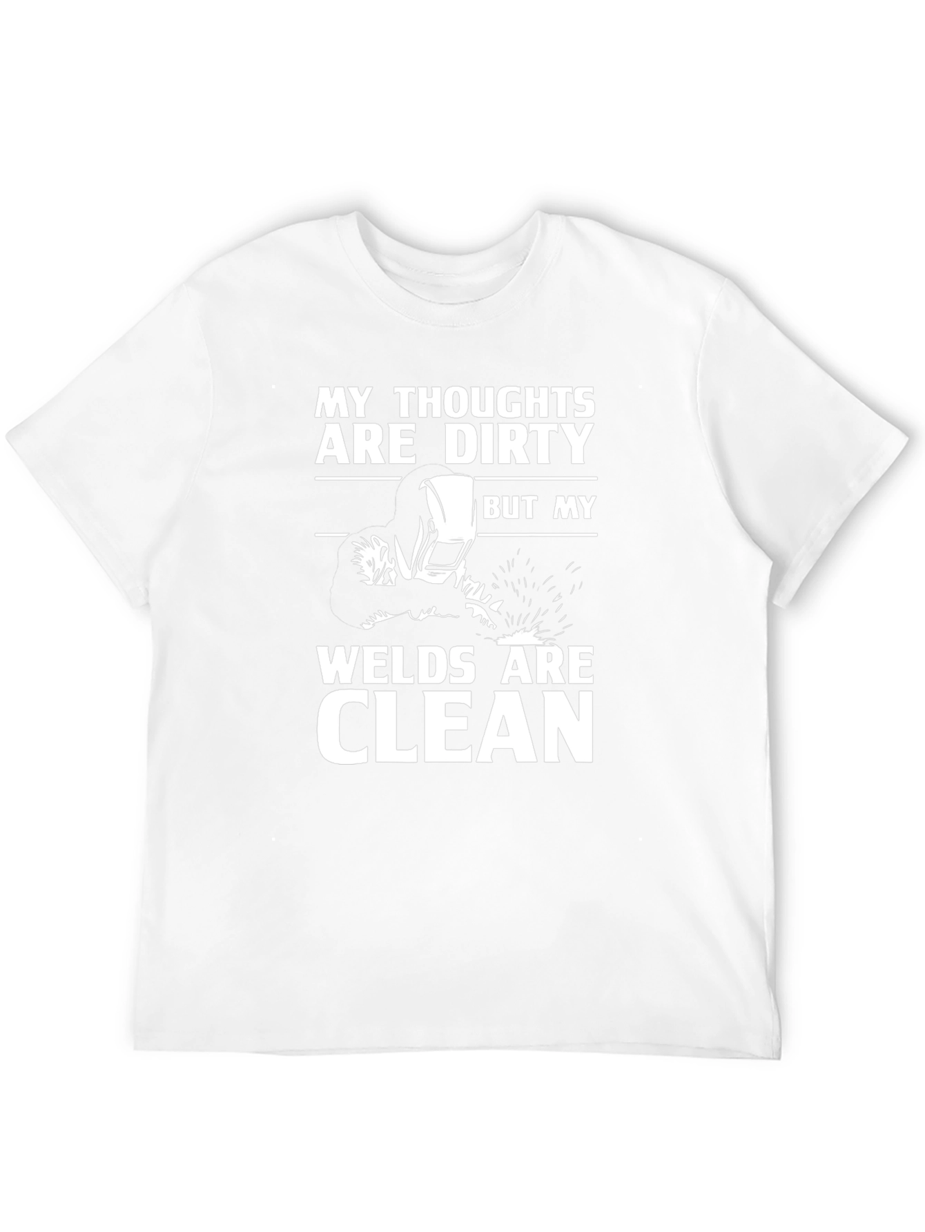 Dirty Thoughts Clean Welds Black Graphic Tee