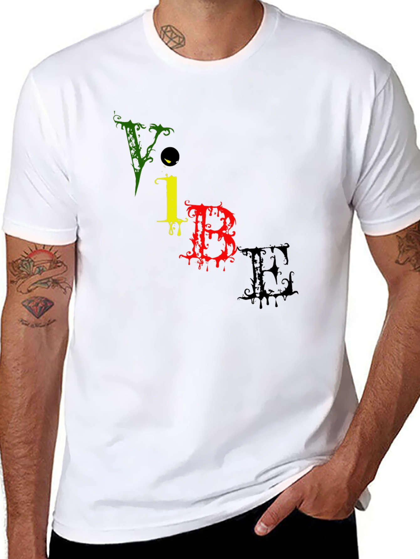 Vibe Graphic Tee - Black