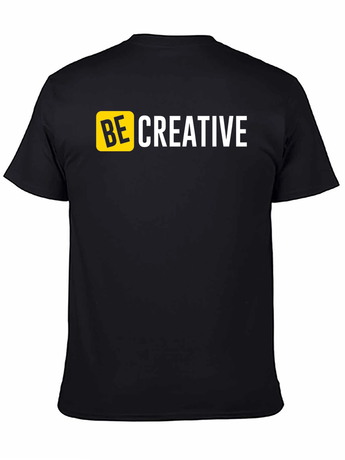 Be Creative Graphic T-Shirt - Mens Black Tee