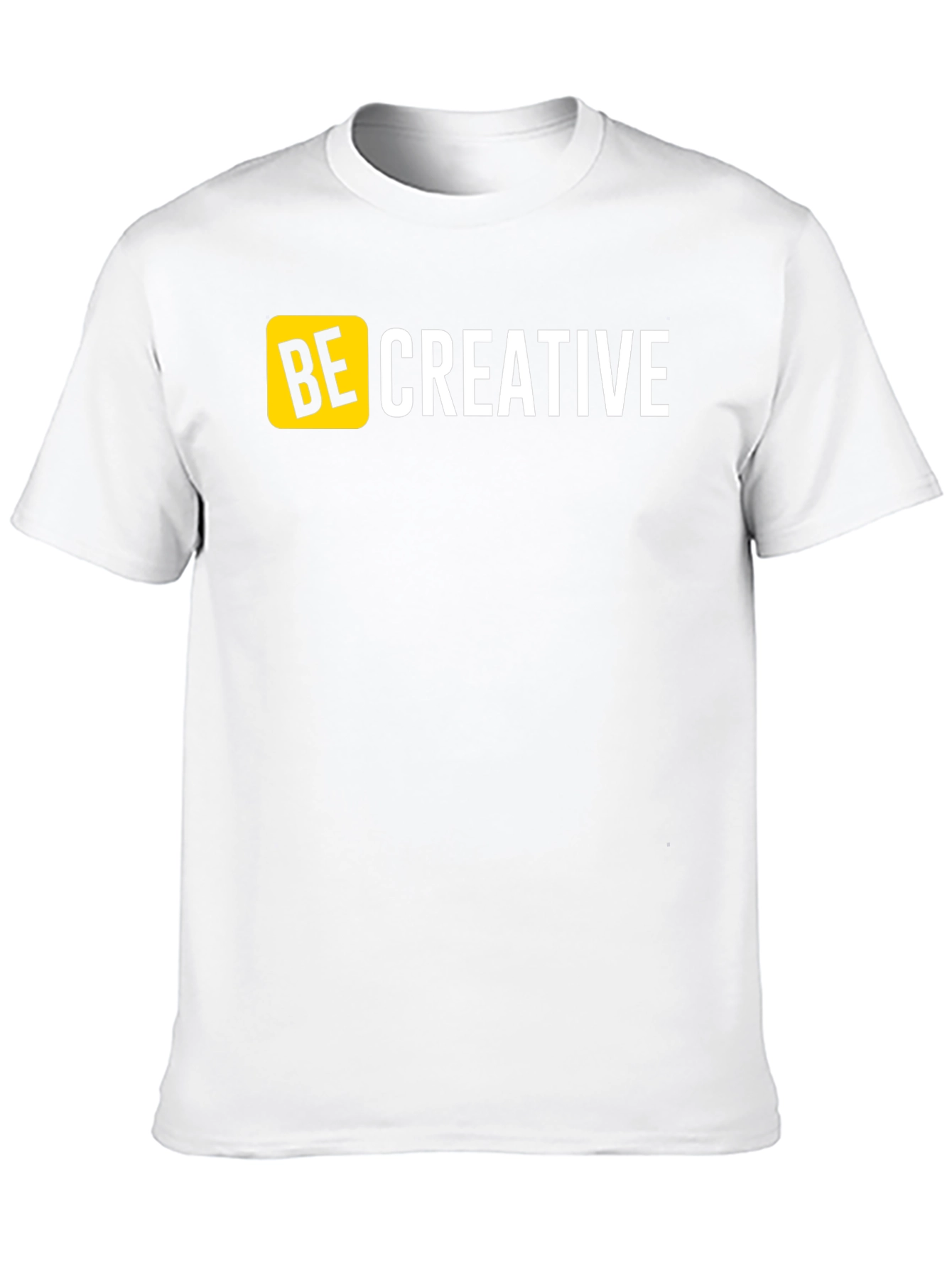 Be Creative Graphic T-Shirt - Mens Black Tee