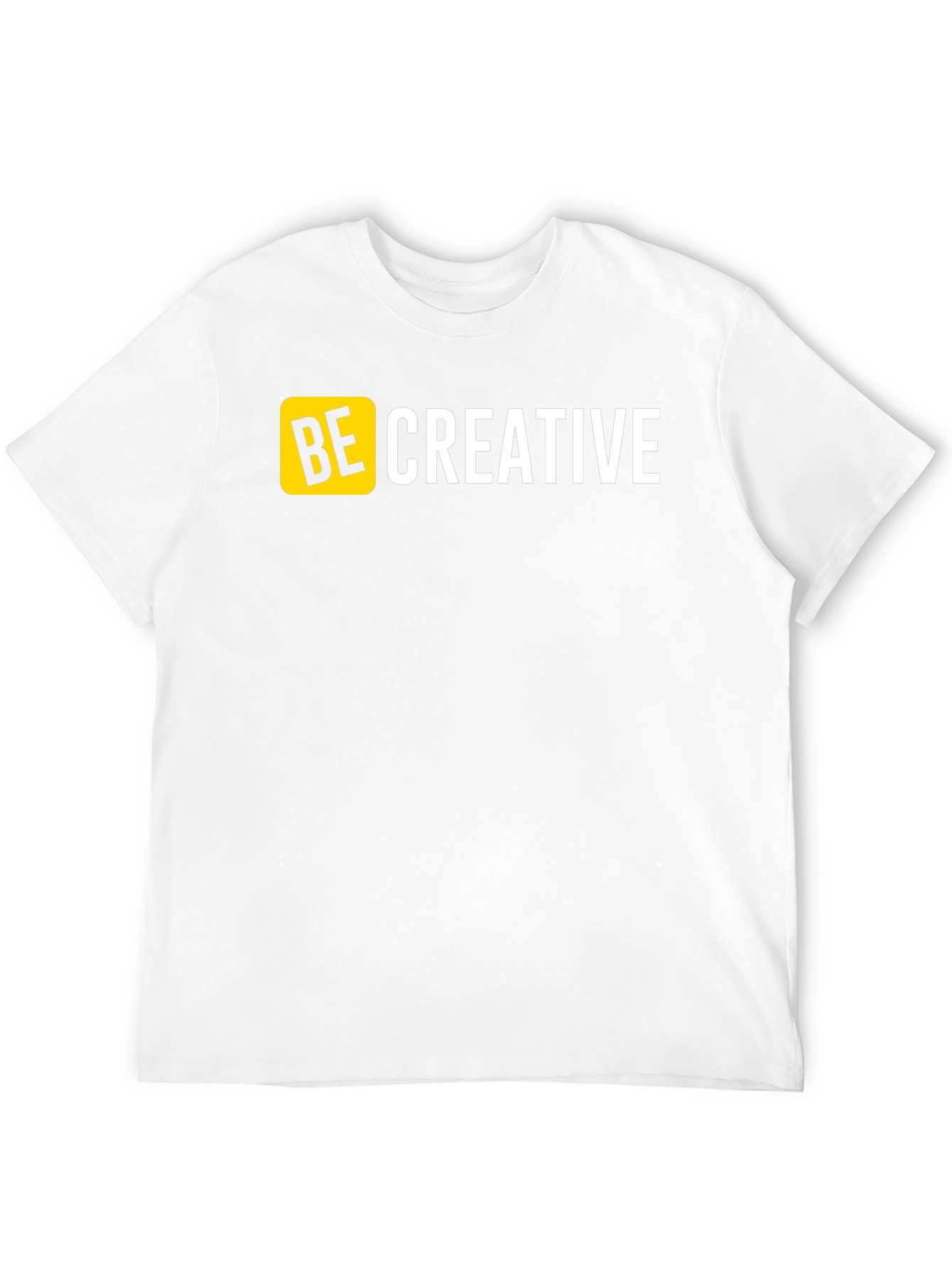 Be Creative Graphic T-Shirt - Mens Black Tee