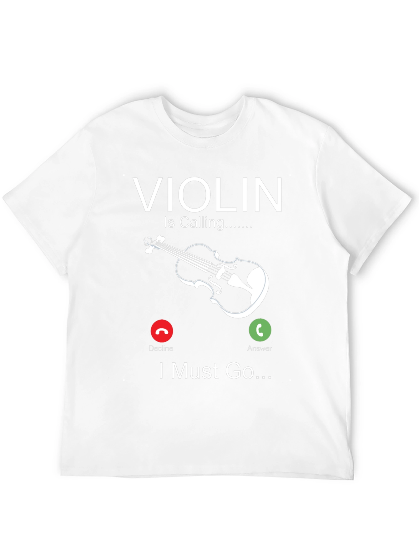 Violin is Calling Funny Music T-Shirt