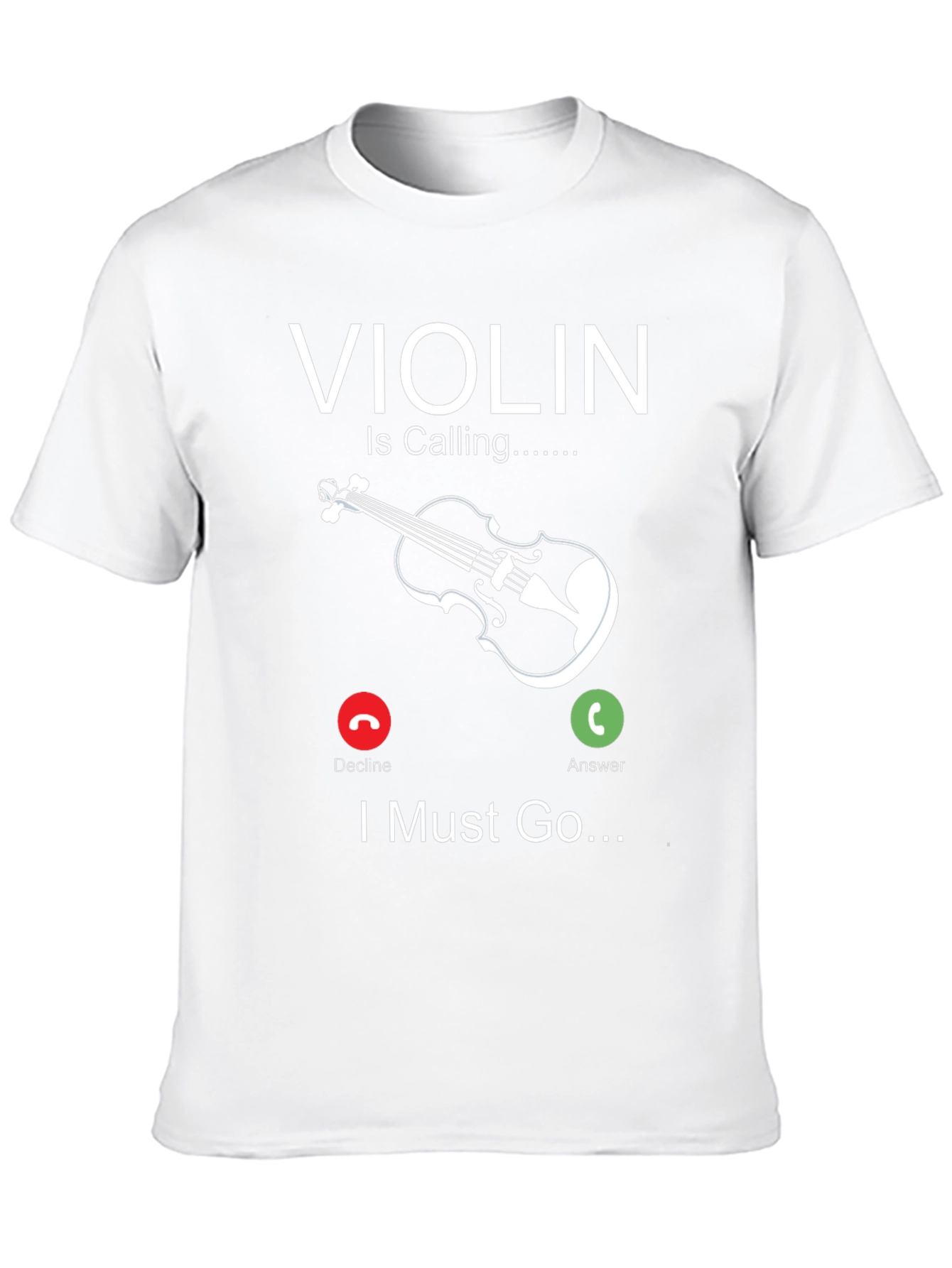 Violin is Calling Funny Music T-Shirt