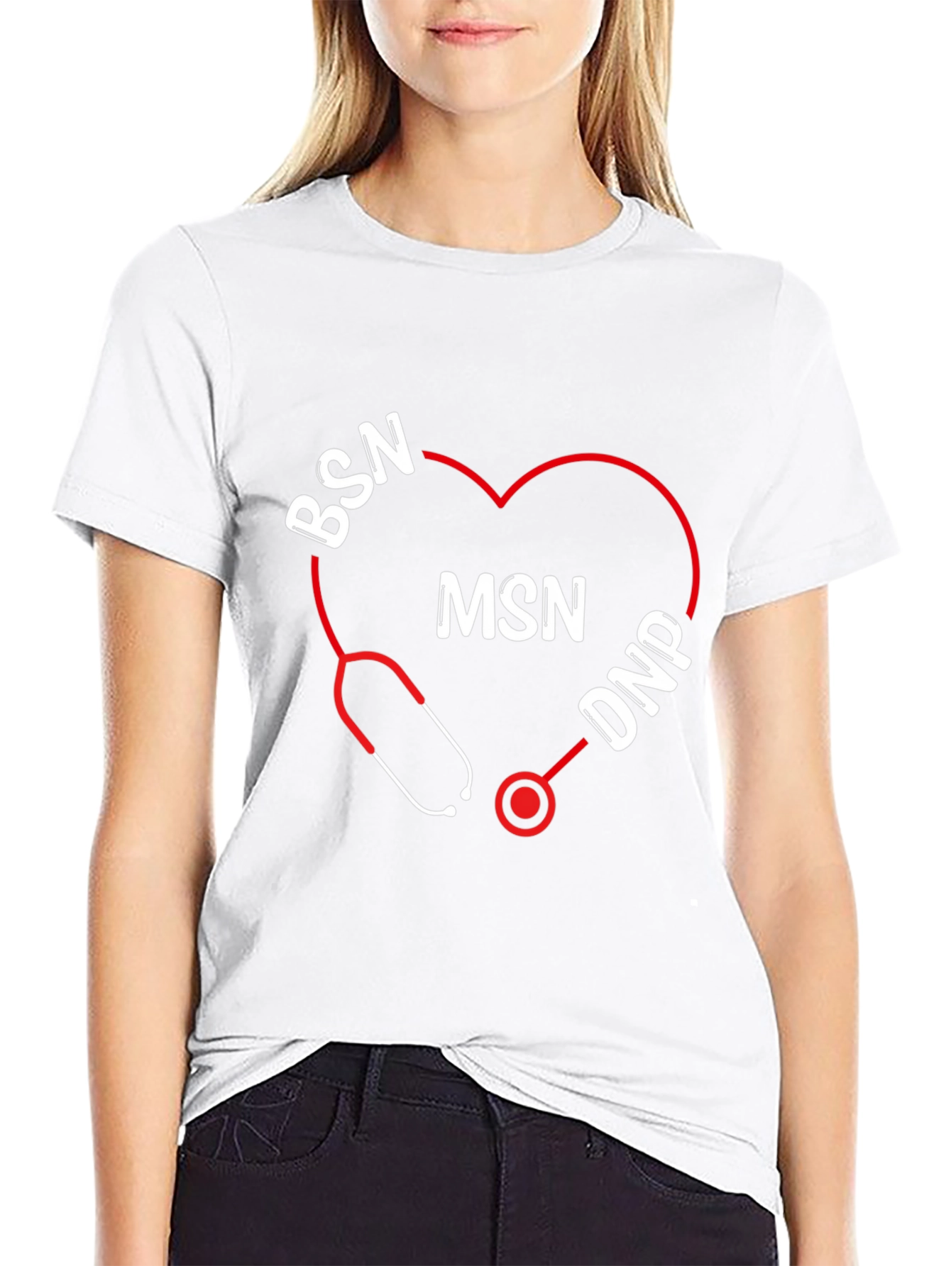 Nurse Degree T-Shirt: BSN MSN DNP