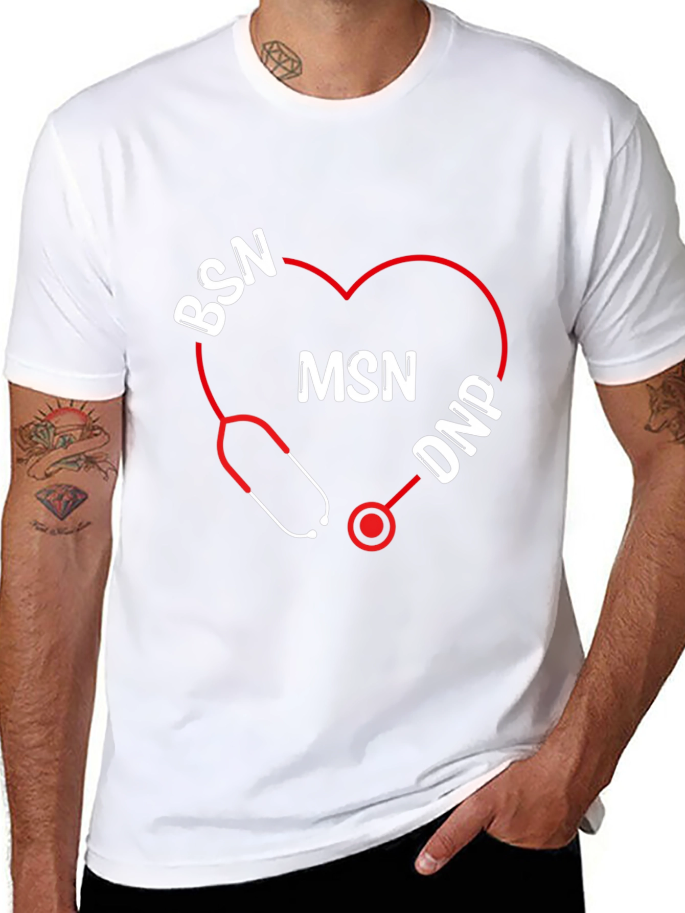 Nurse Degree T-Shirt: BSN MSN DNP