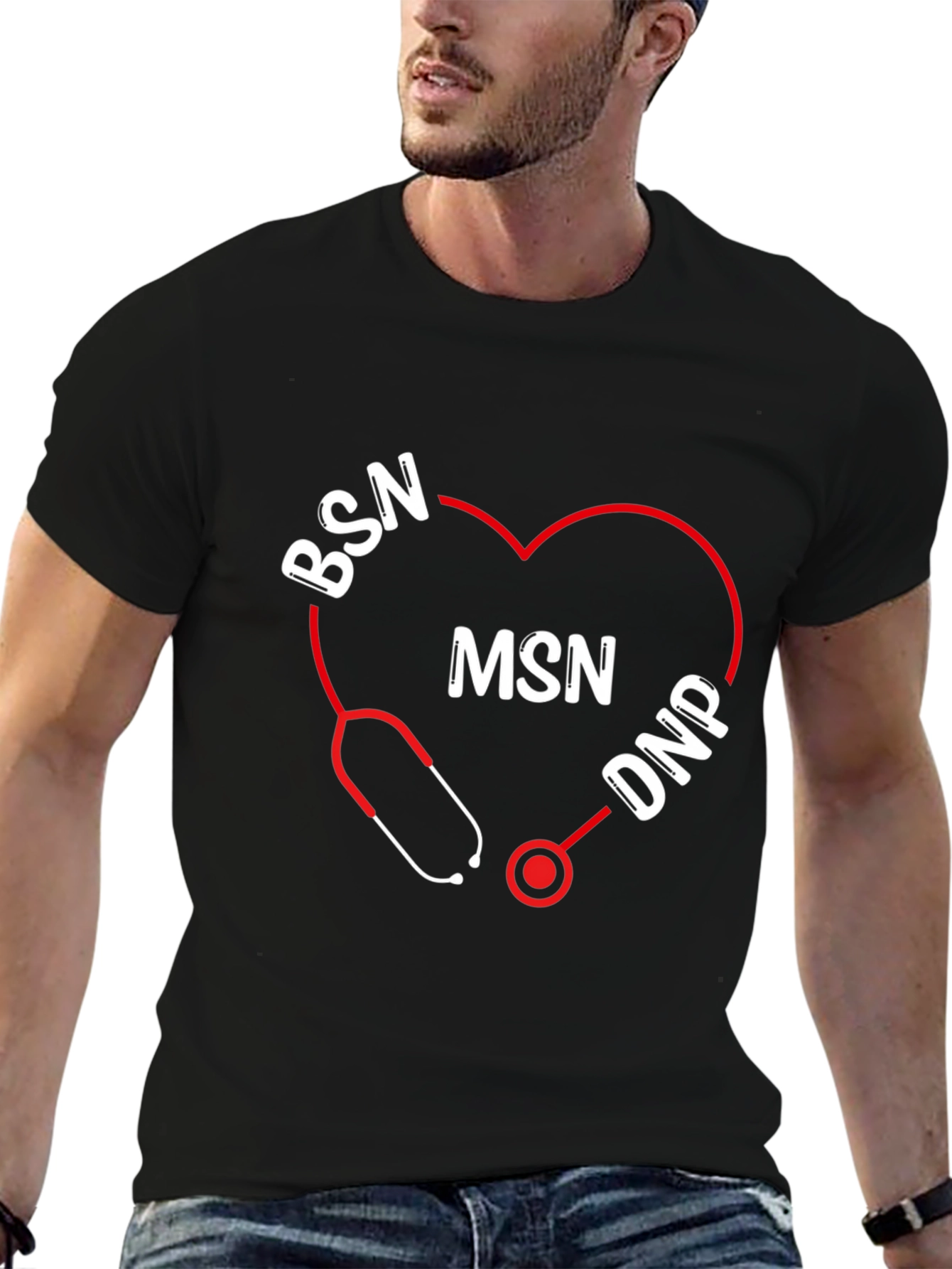 Nurse Degree T-Shirt: BSN MSN DNP