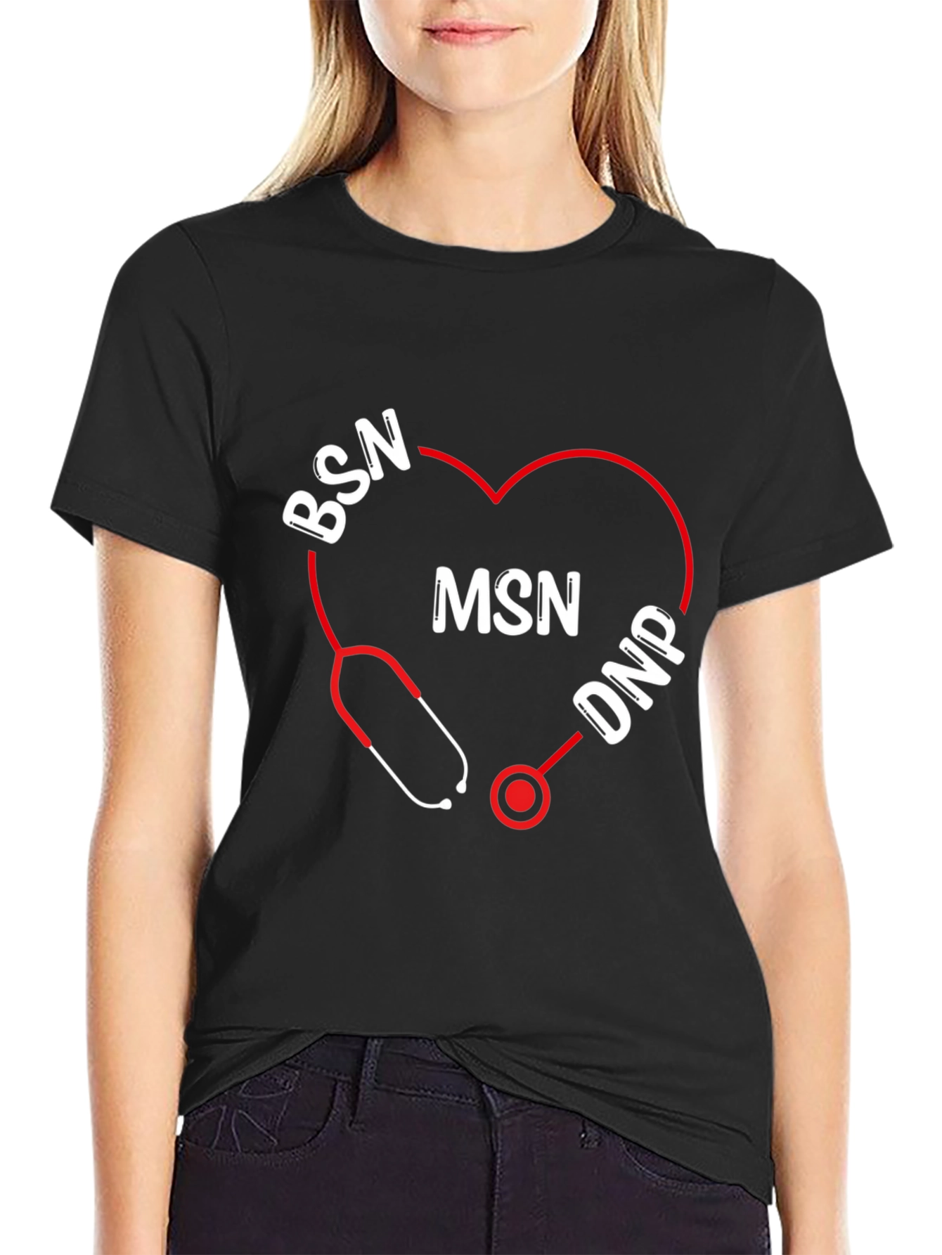 Nurse Degree T-Shirt: BSN MSN DNP