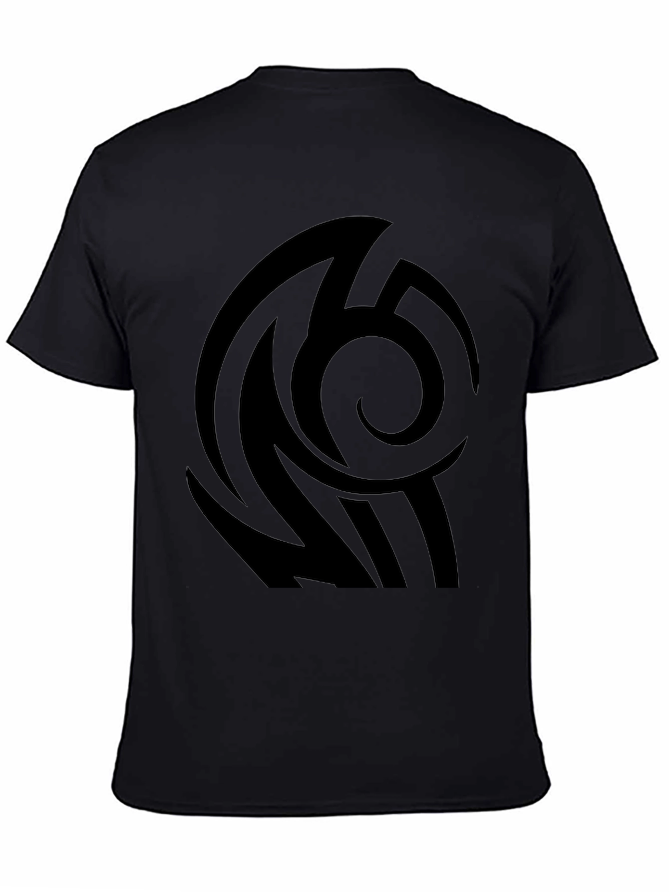 Tribal Graphic Black T-Shirt - Stylish and Edgy