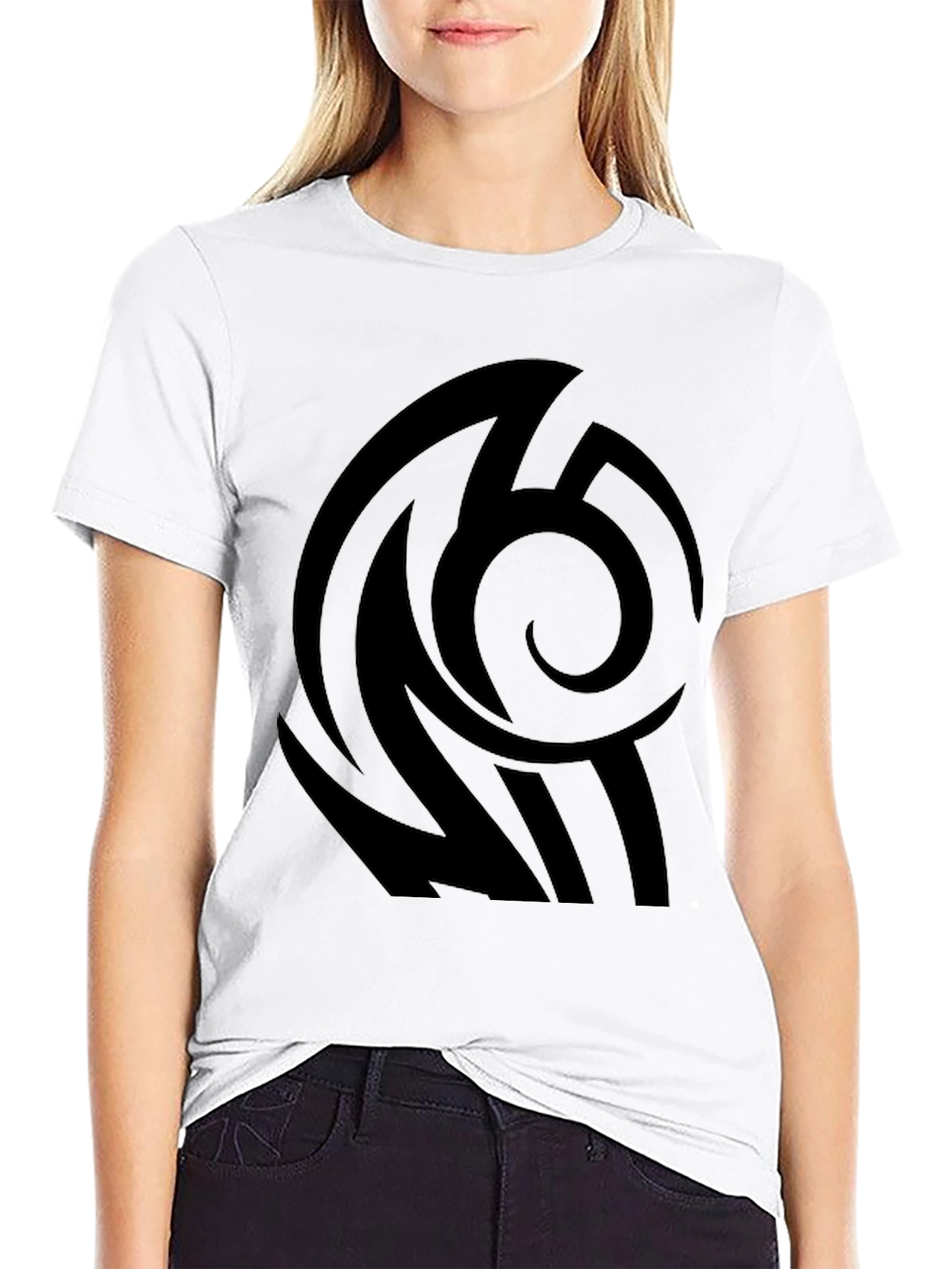 Tribal Graphic Black T-Shirt - Stylish and Edgy
