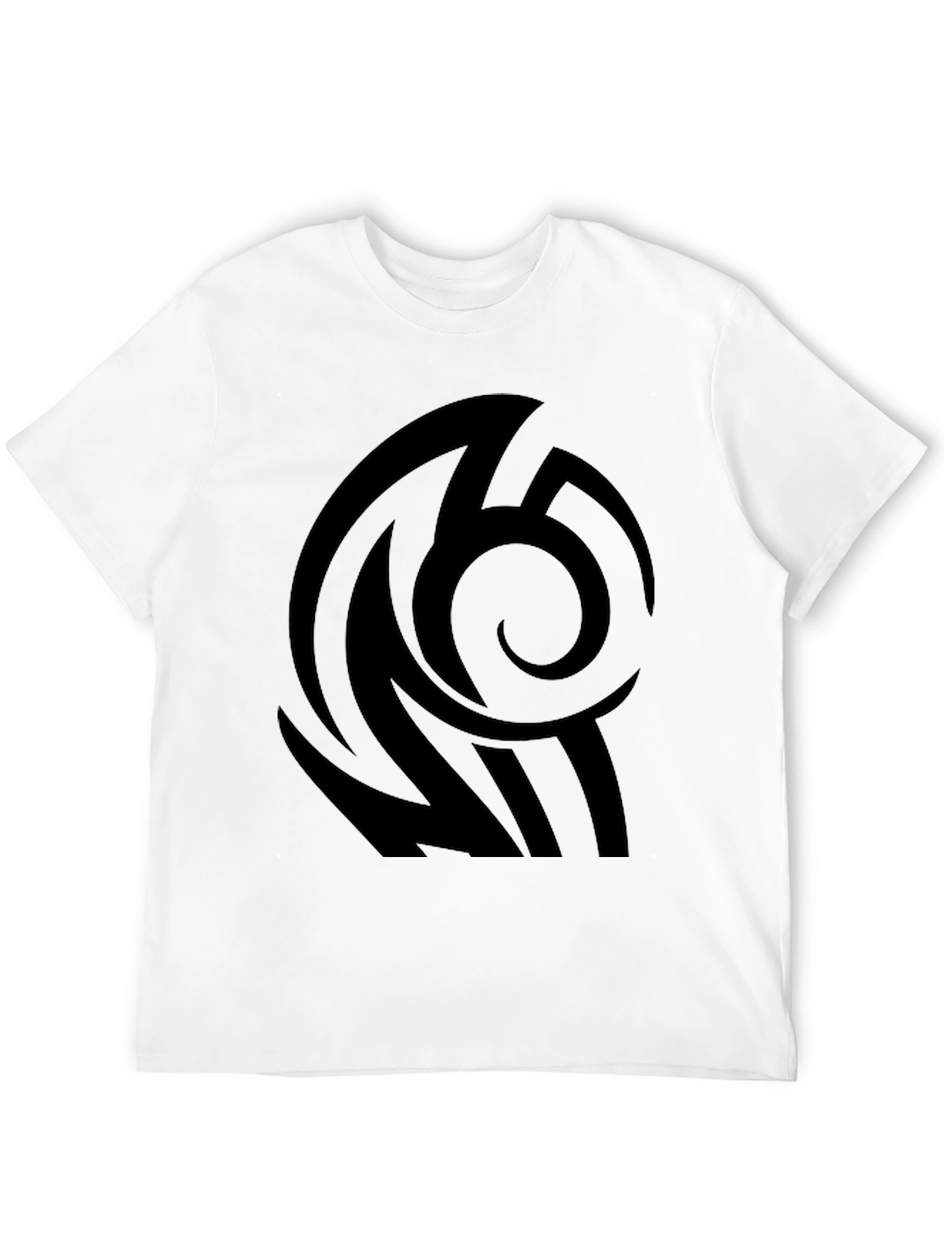 Tribal Graphic Black T-Shirt - Stylish and Edgy