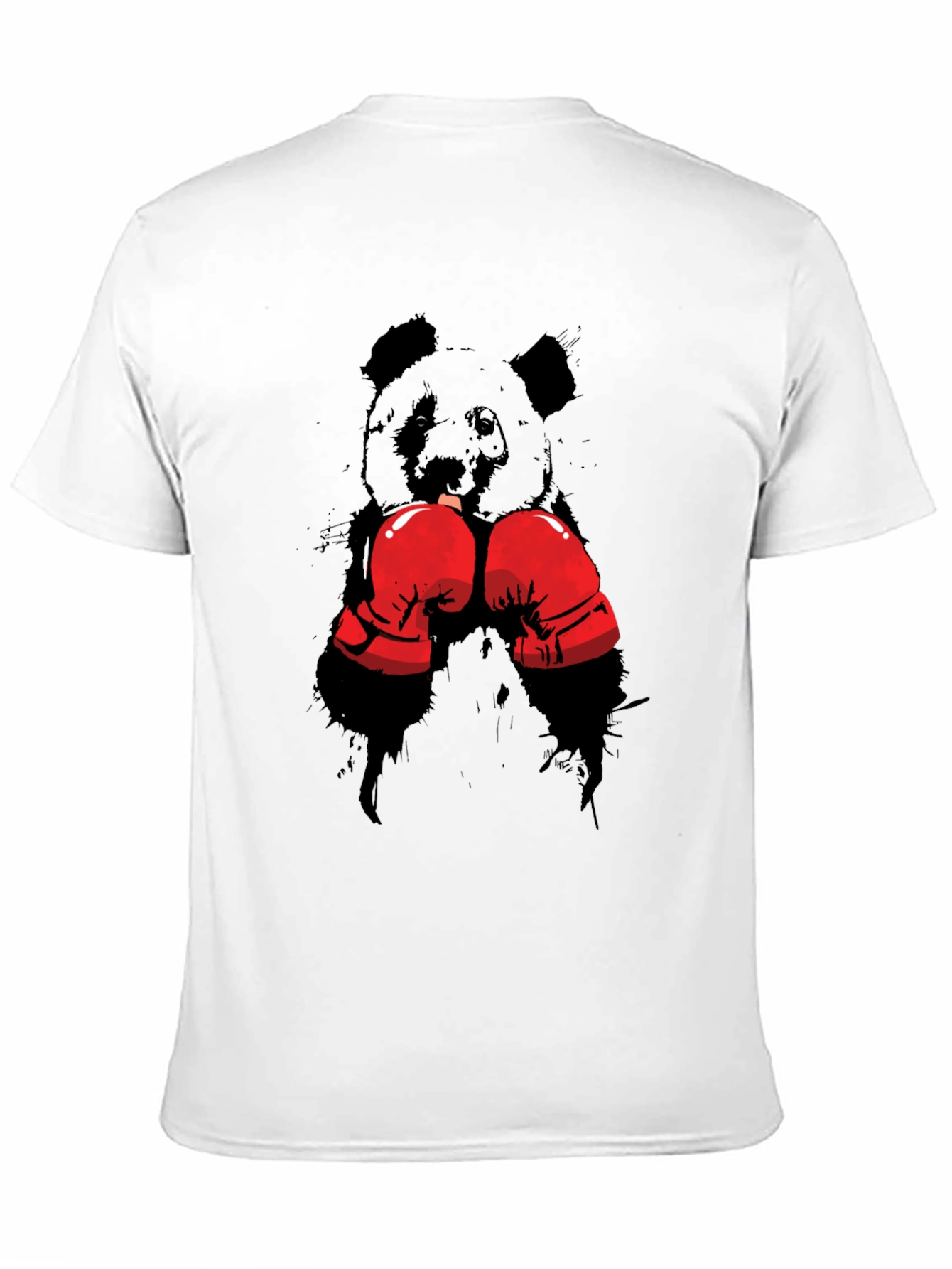 Boxing Panda T-Shirt - Black Graphic Tee