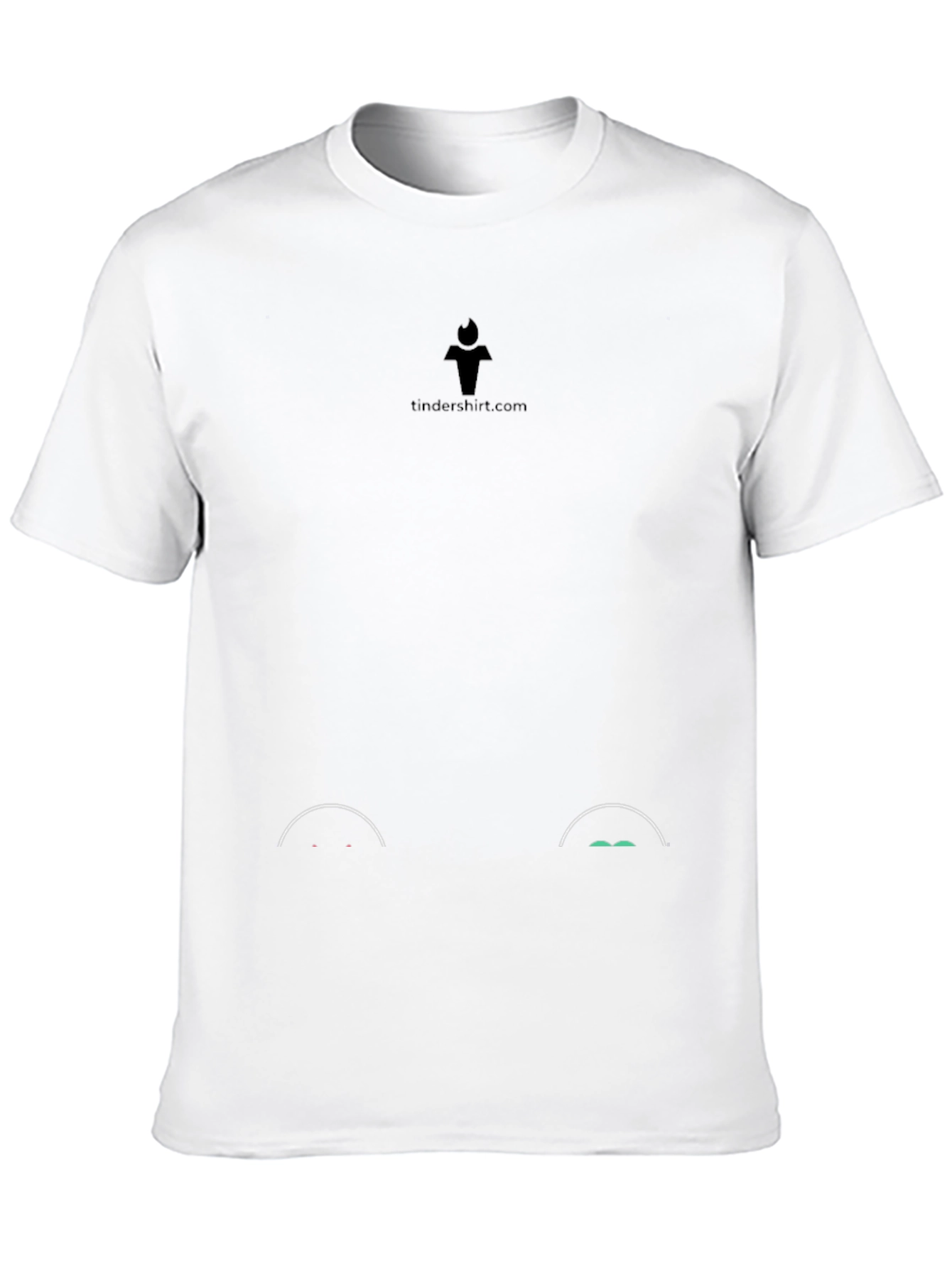 Black T-Shirt with Peeking Eye Design
