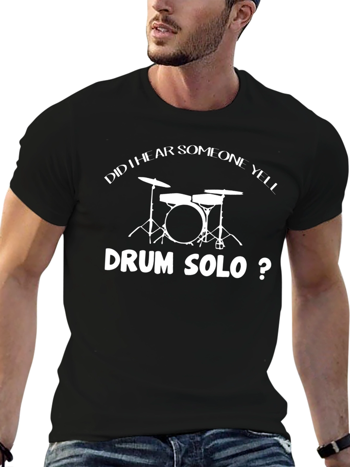 Drum Solo Graphic T-Shirt - Musician Tee