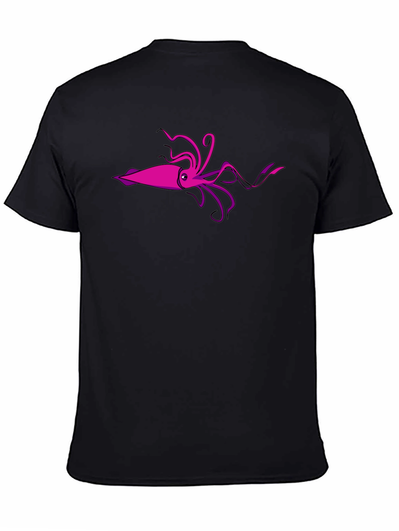 Squid Graphic T-Shirt - Black Cotton Tee