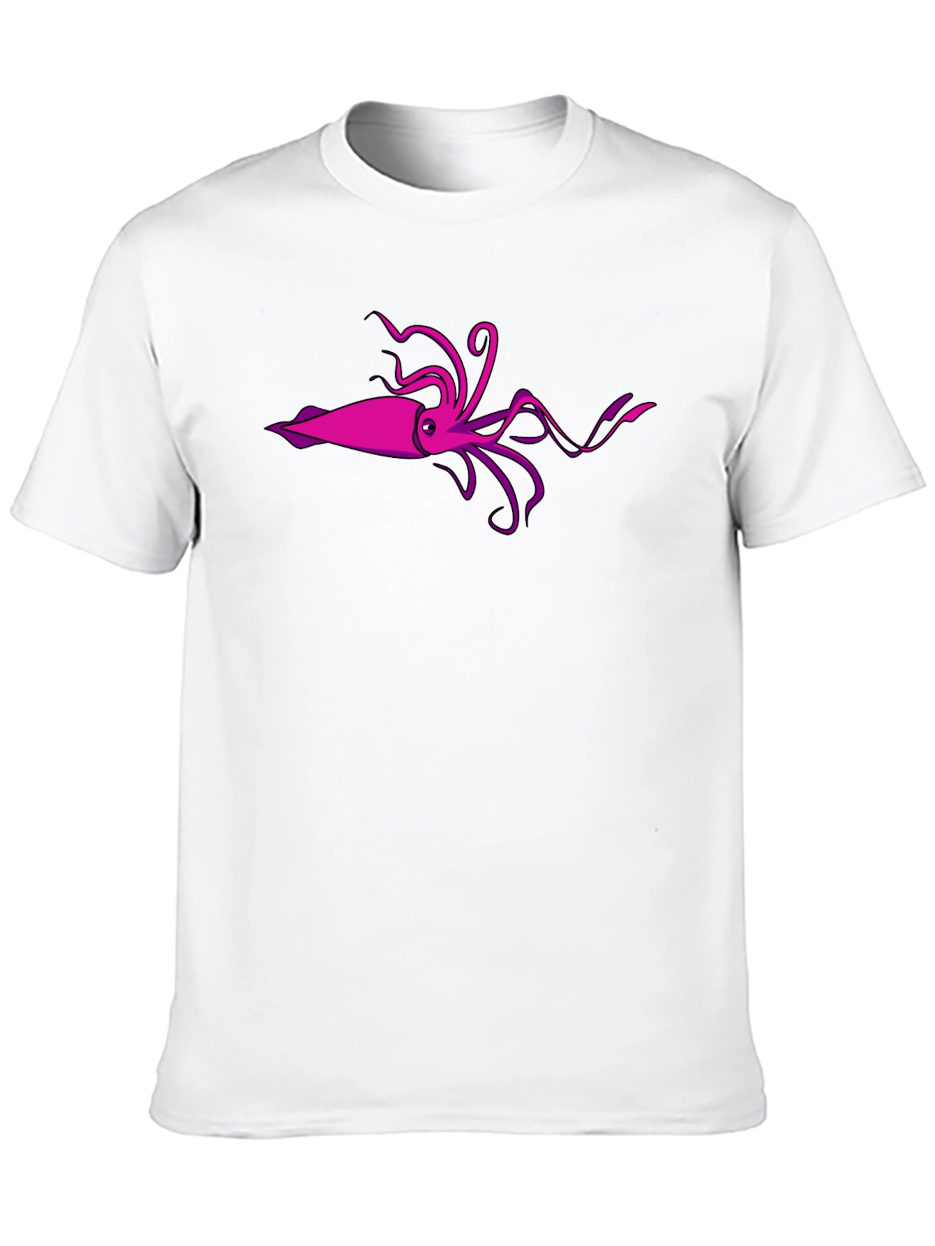 Squid Graphic T-Shirt - Black Cotton Tee