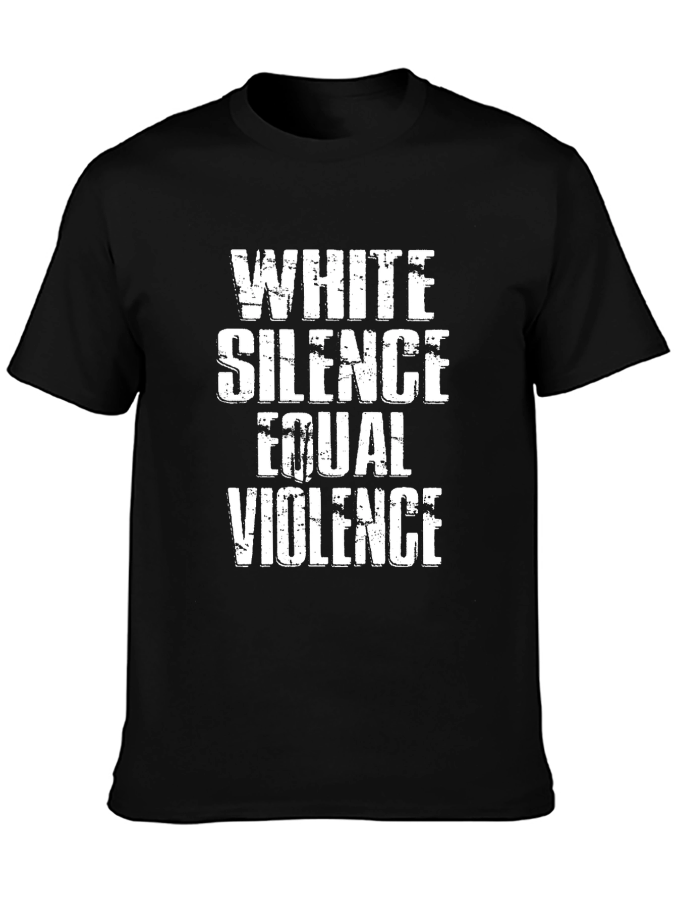 White Silence Equal Violence Graphic Tee