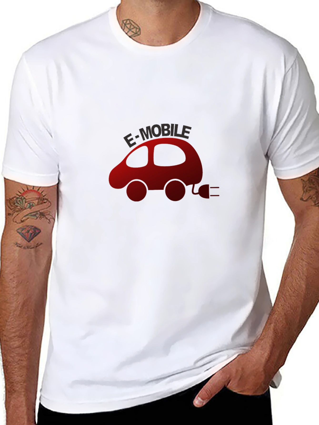 Electric Car T-Shirt - E-Mobile Design