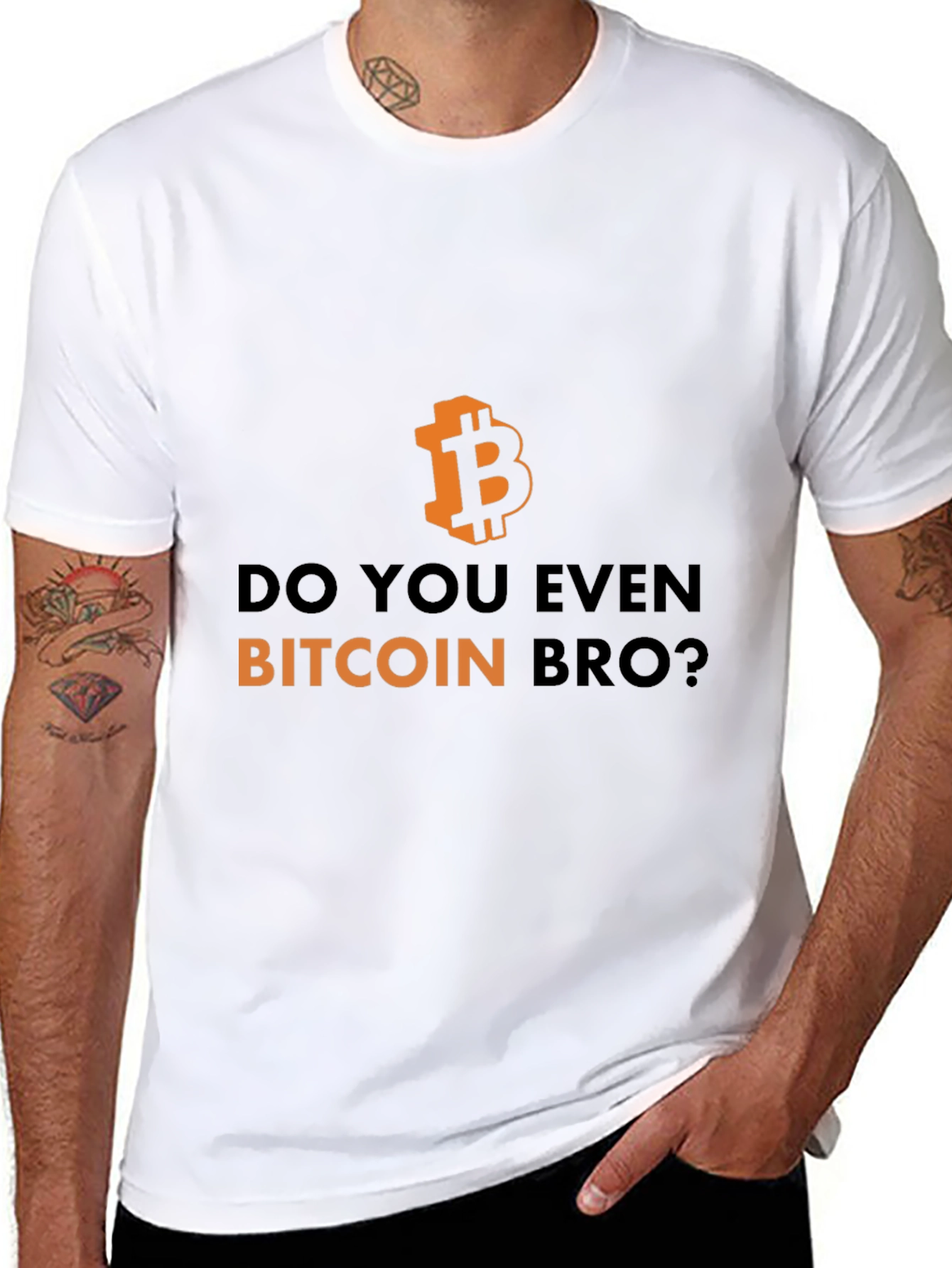 Bitcoin Bro Tee - Crypto Humor T-Shirt