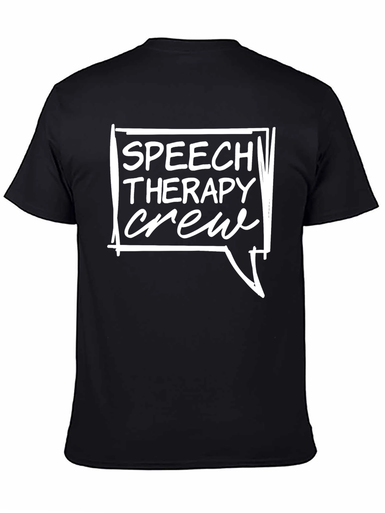 Speech Therapy Crew T-Shirt - Black
