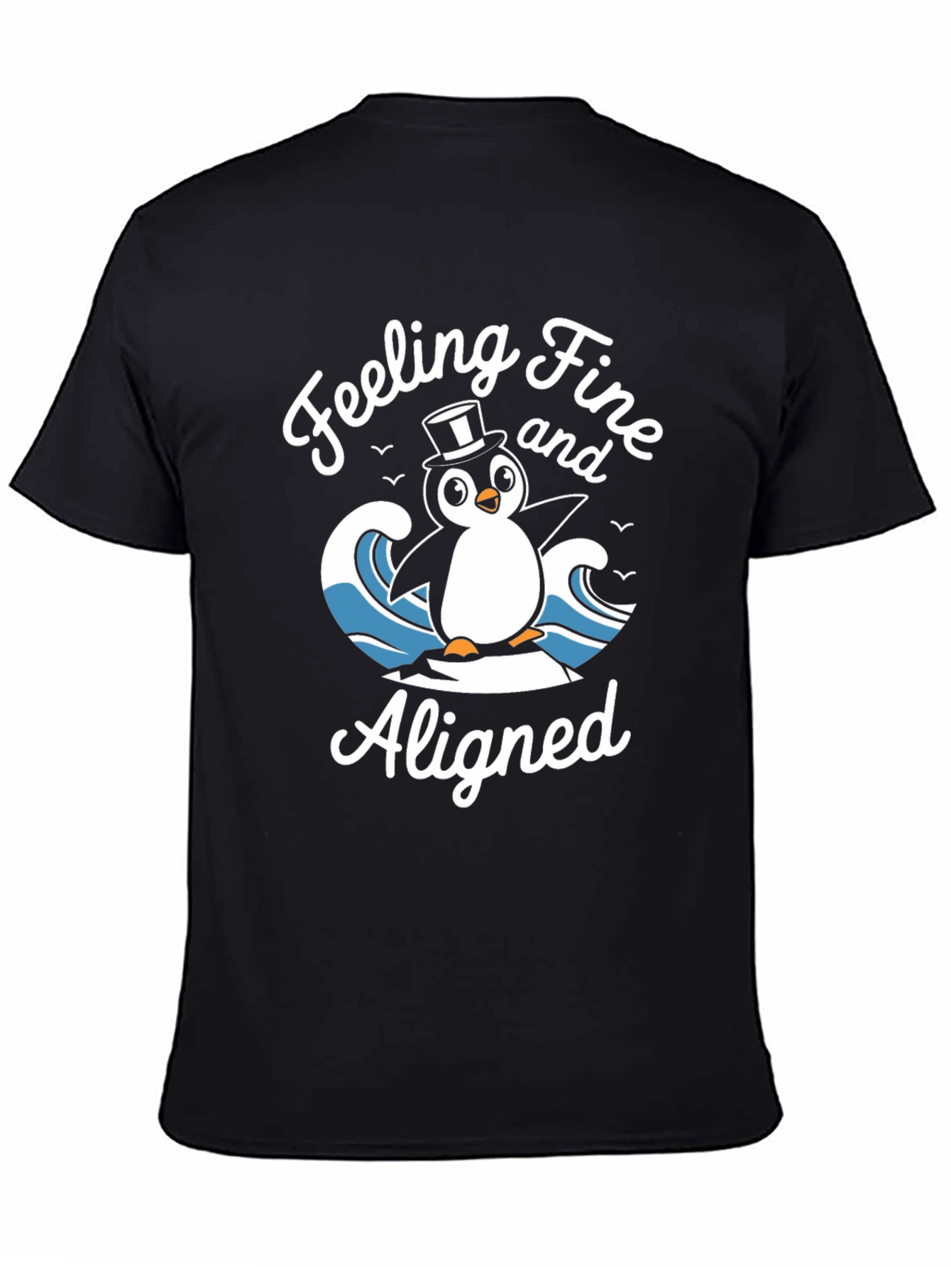 Feeling Fine Penguin T-Shirt