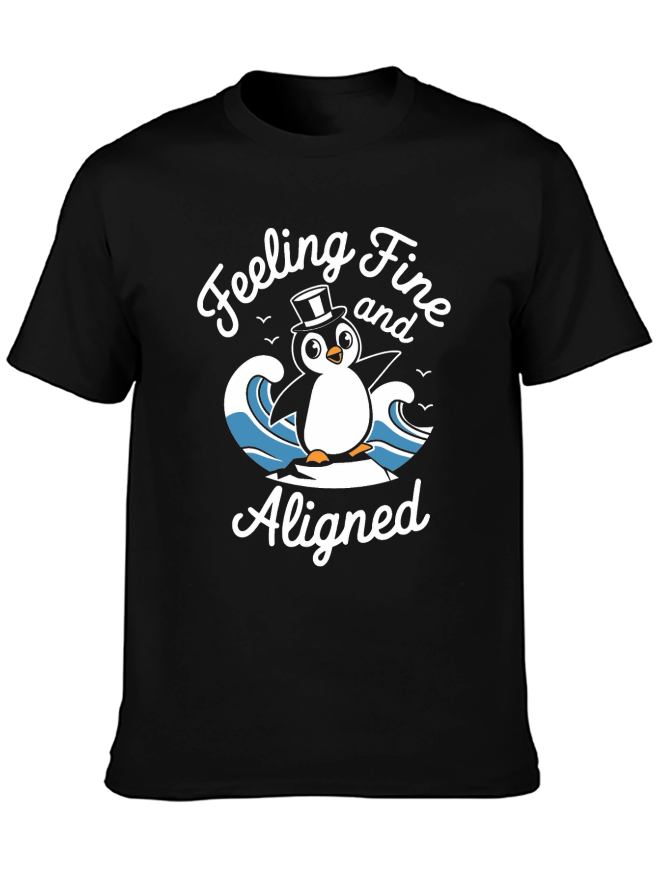 Feeling Fine Penguin T-Shirt