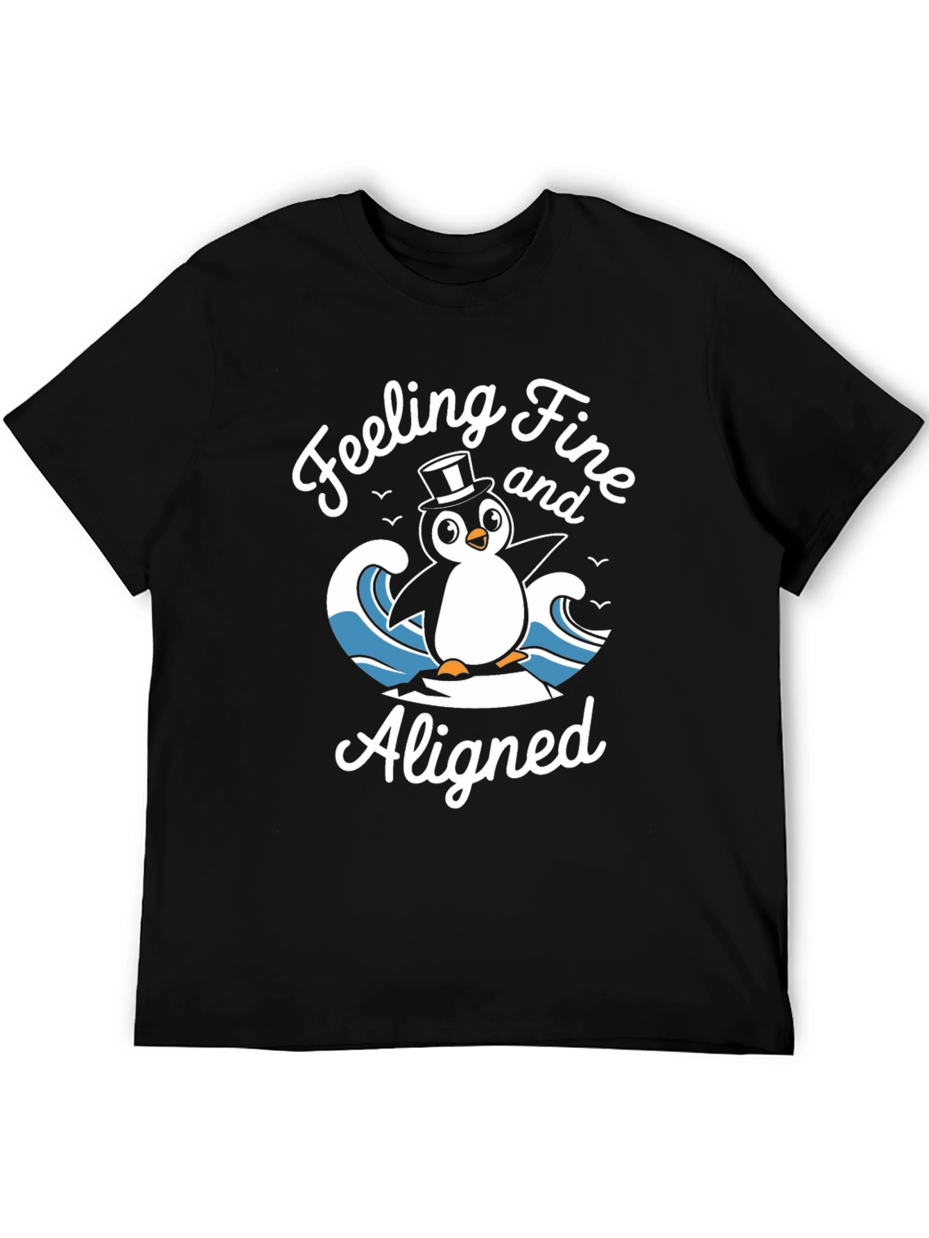 Feeling Fine Penguin T-Shirt