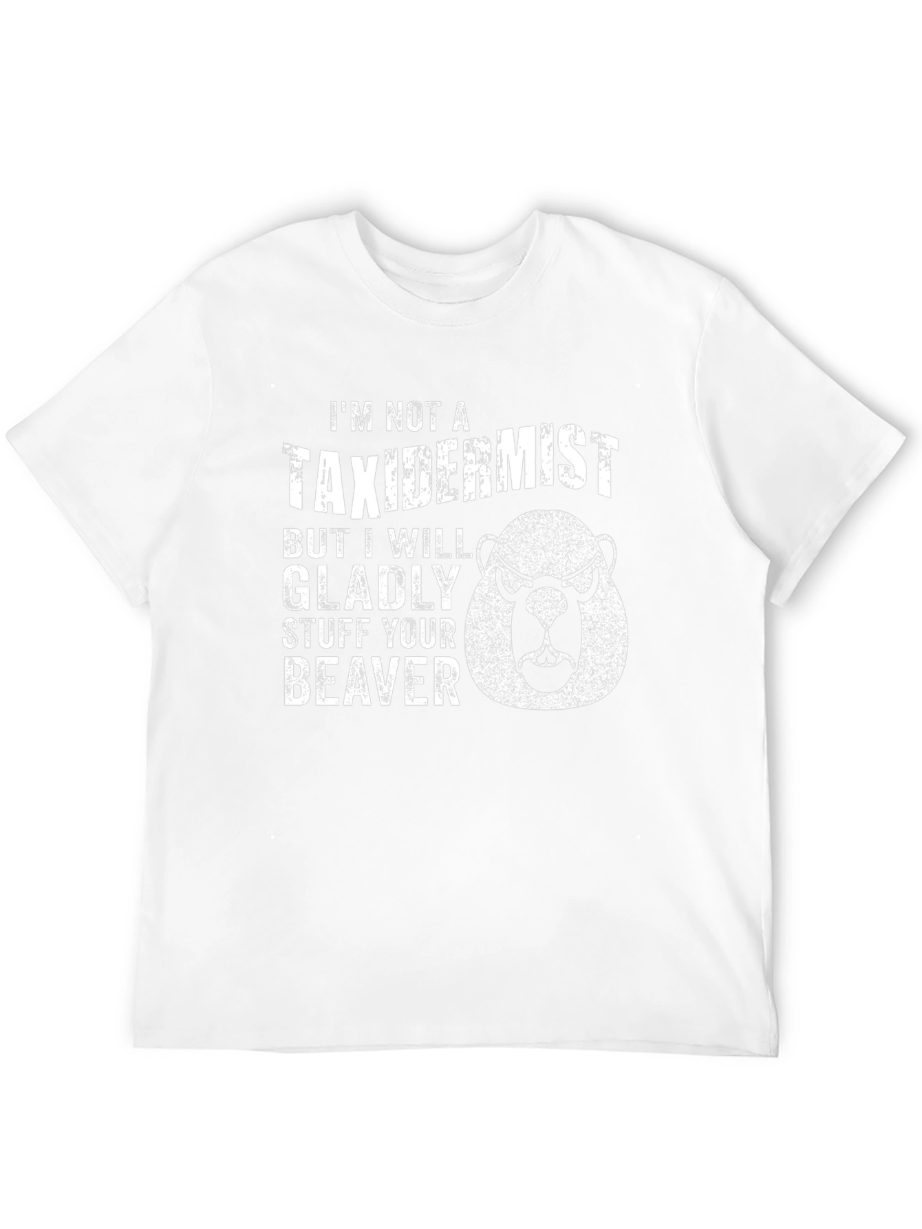 Funny Beaver Graphic Novelty T-Shirt