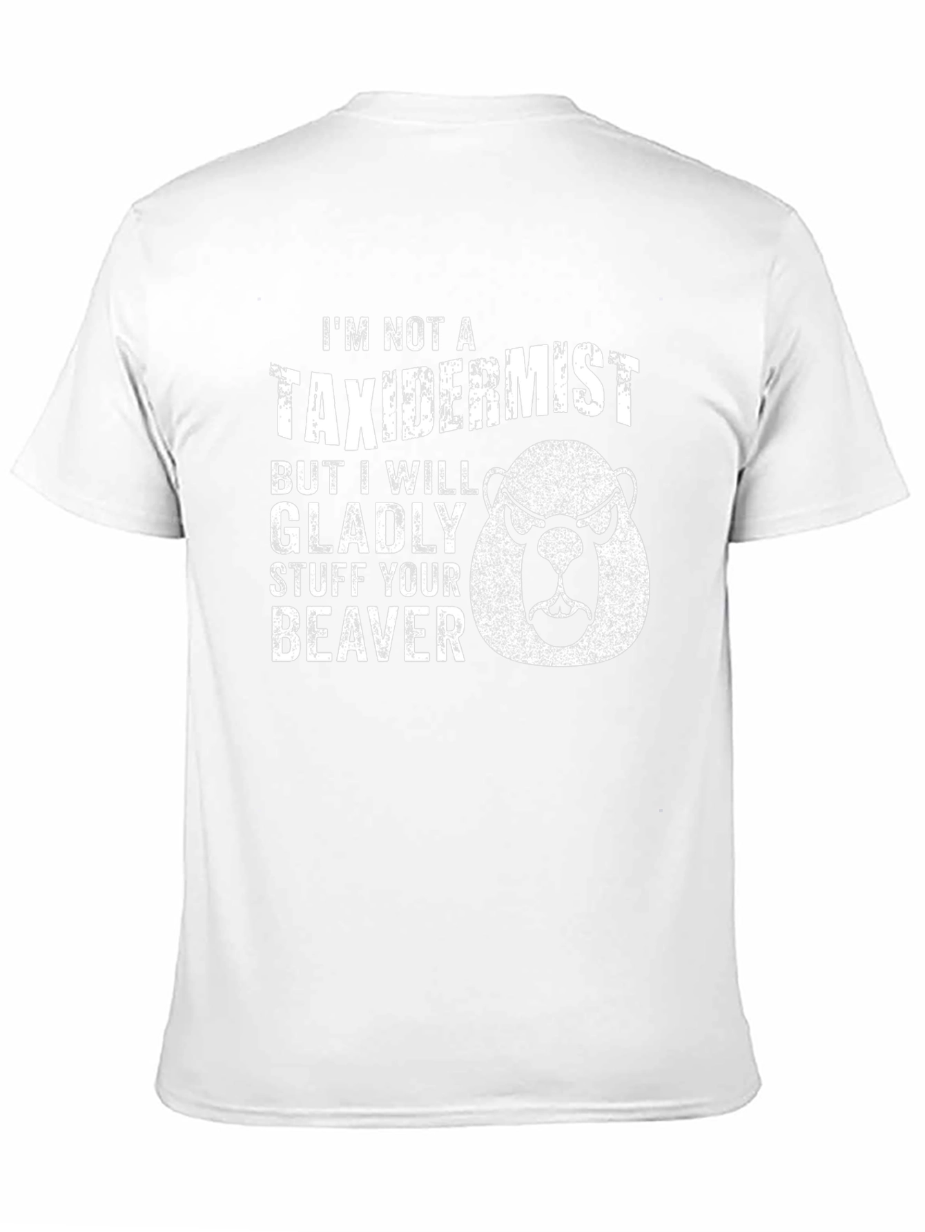 Funny Beaver Graphic Novelty T-Shirt