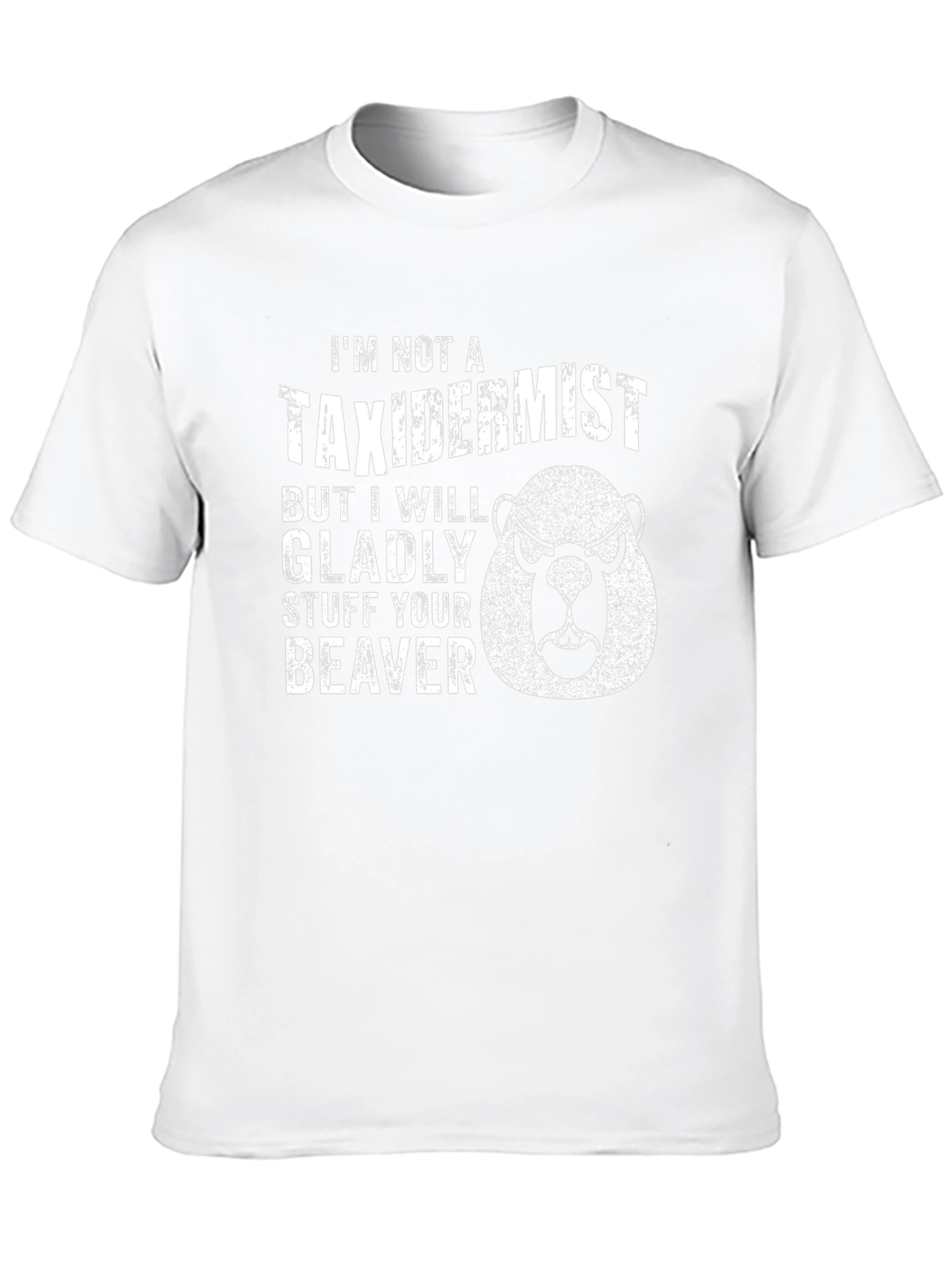 Funny Beaver Graphic Novelty T-Shirt