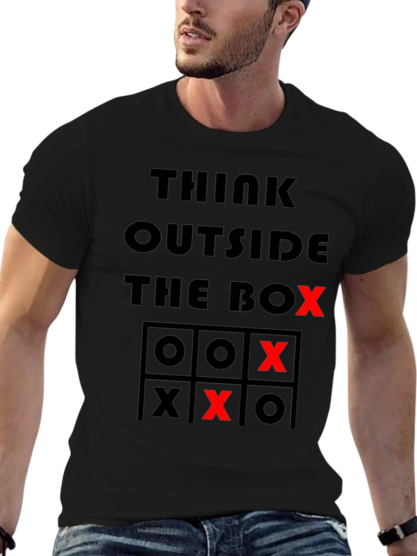 Think Outside the Box Tic-Tac-Toe T-Shirt