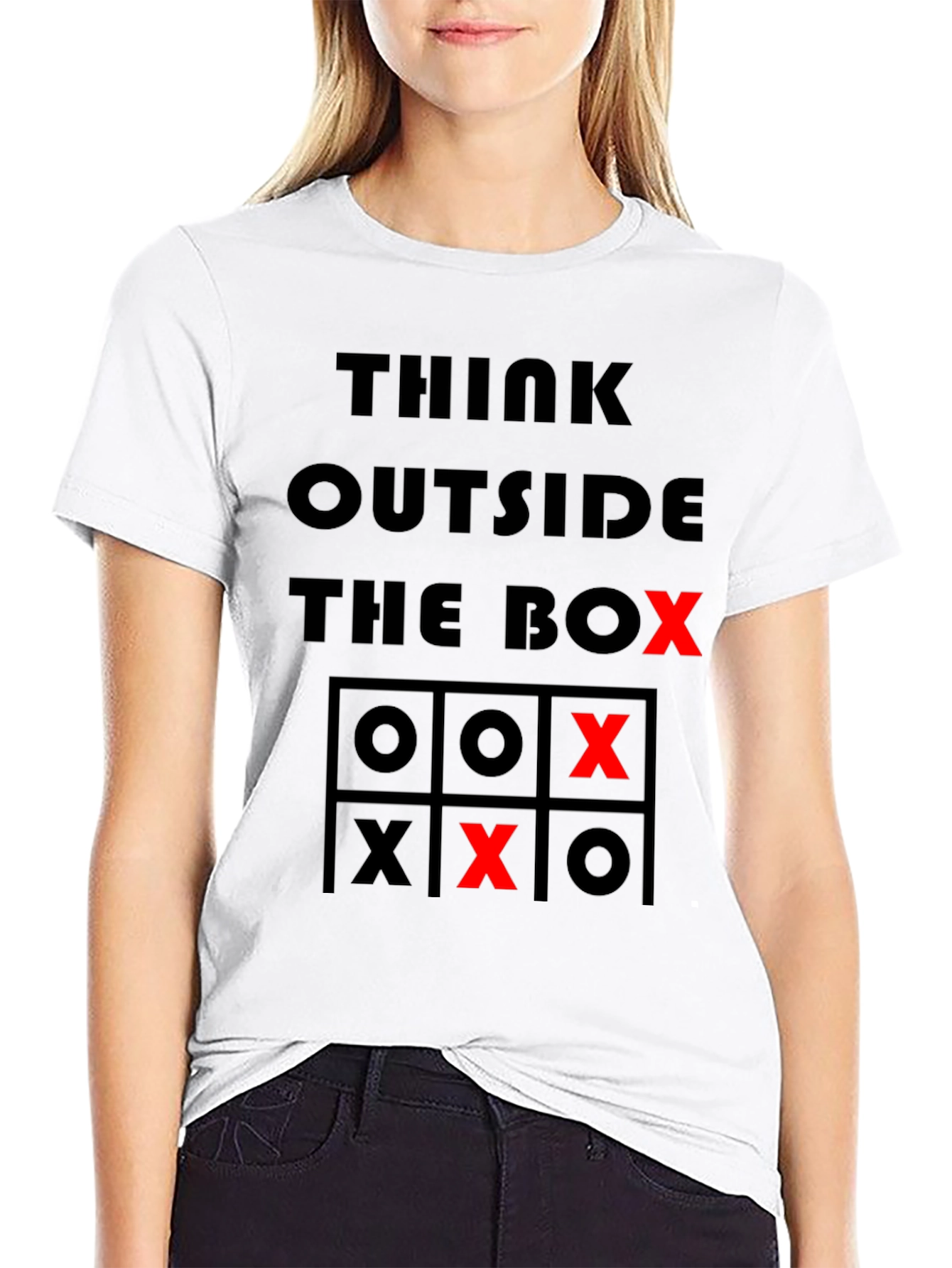 Think Outside the Box Tic-Tac-Toe T-Shirt