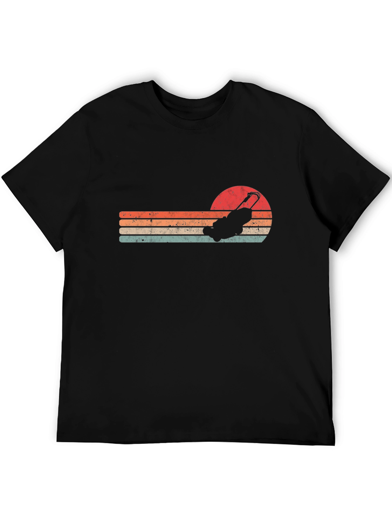 Retro Lawn Mower Graphic Tee