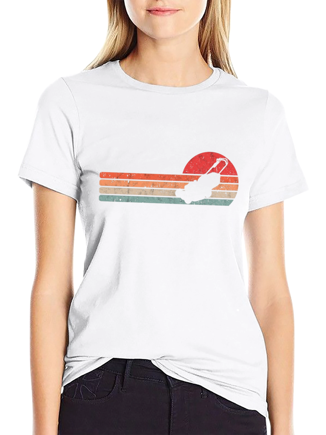 Retro Lawn Mower Graphic Tee