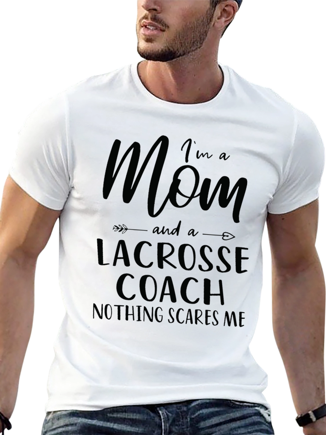 Im a Mom Lacrosse Coach T-Shirt