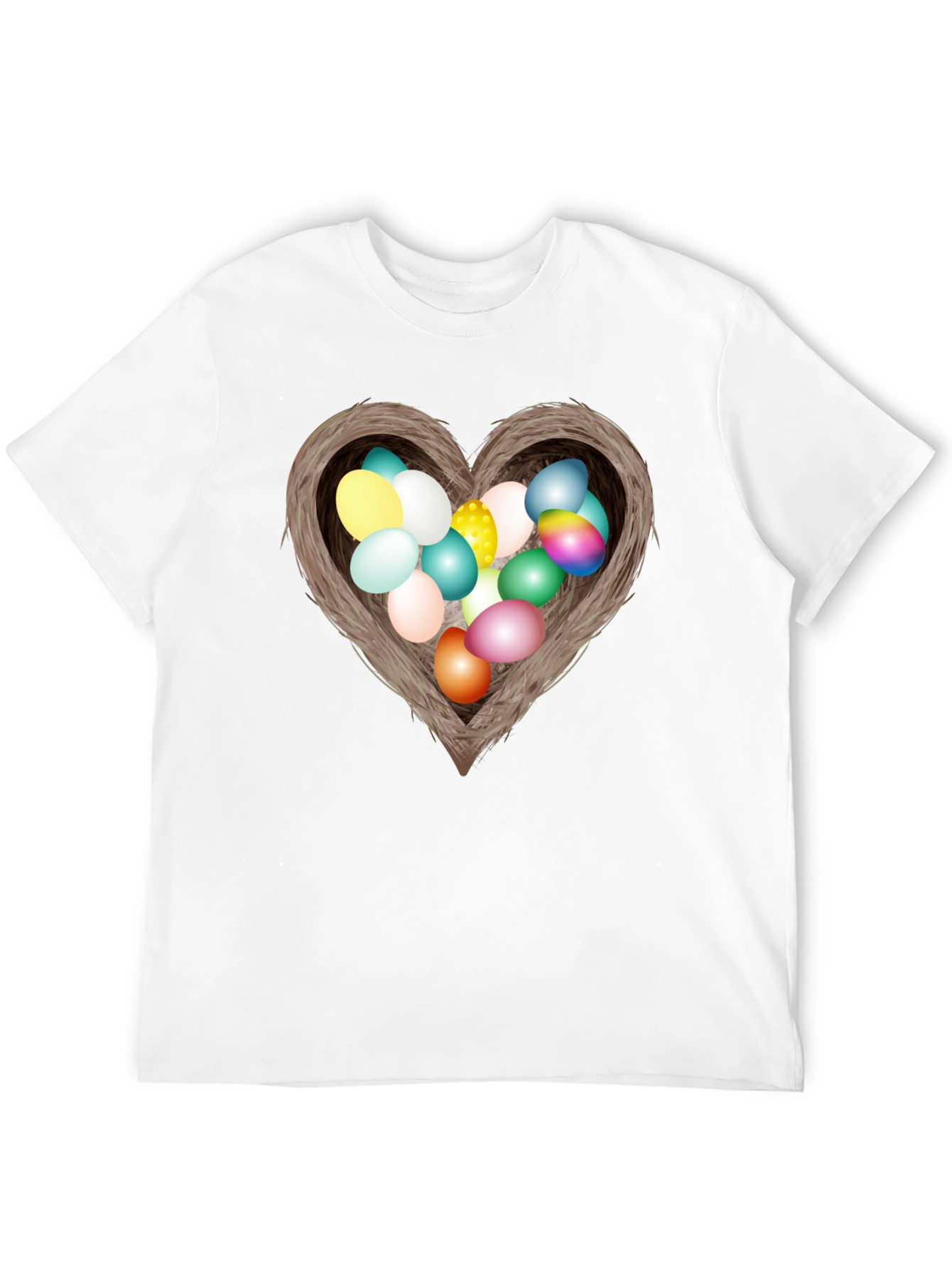 Easter Egg Nest Heart T-Shirt