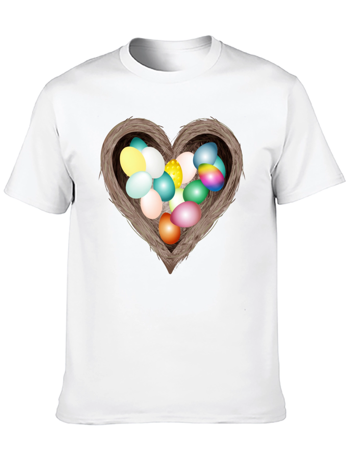 Easter Egg Nest Heart T-Shirt