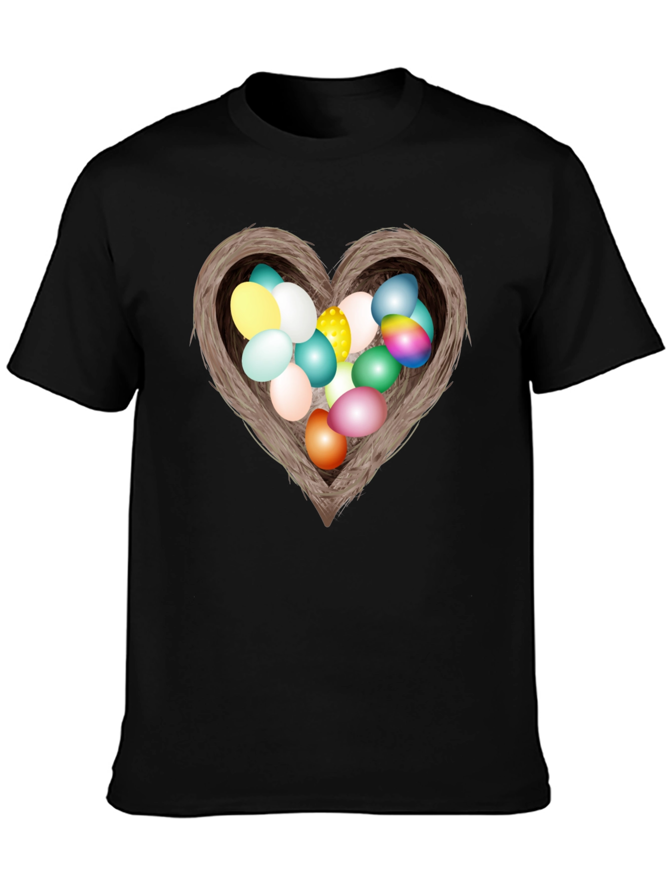 Easter Egg Nest Heart T-Shirt