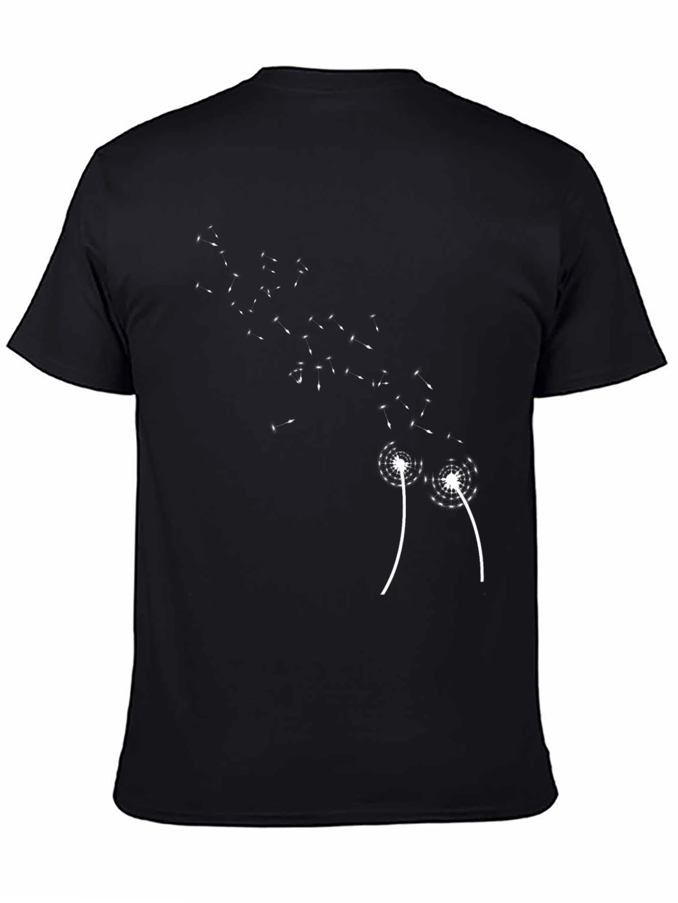 Dandelion Wish Black Graphic Tee