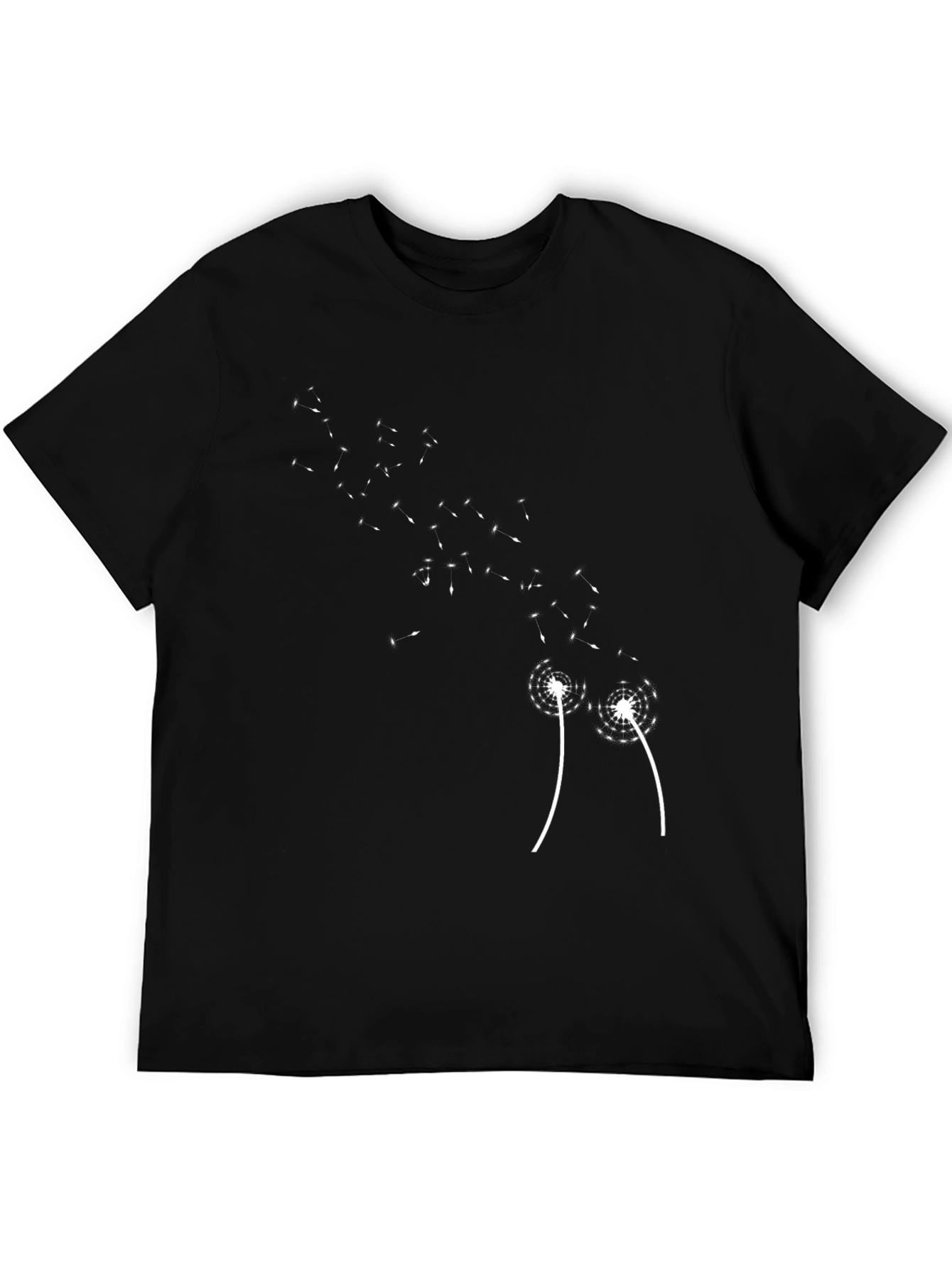 Dandelion Wish Black Graphic Tee
