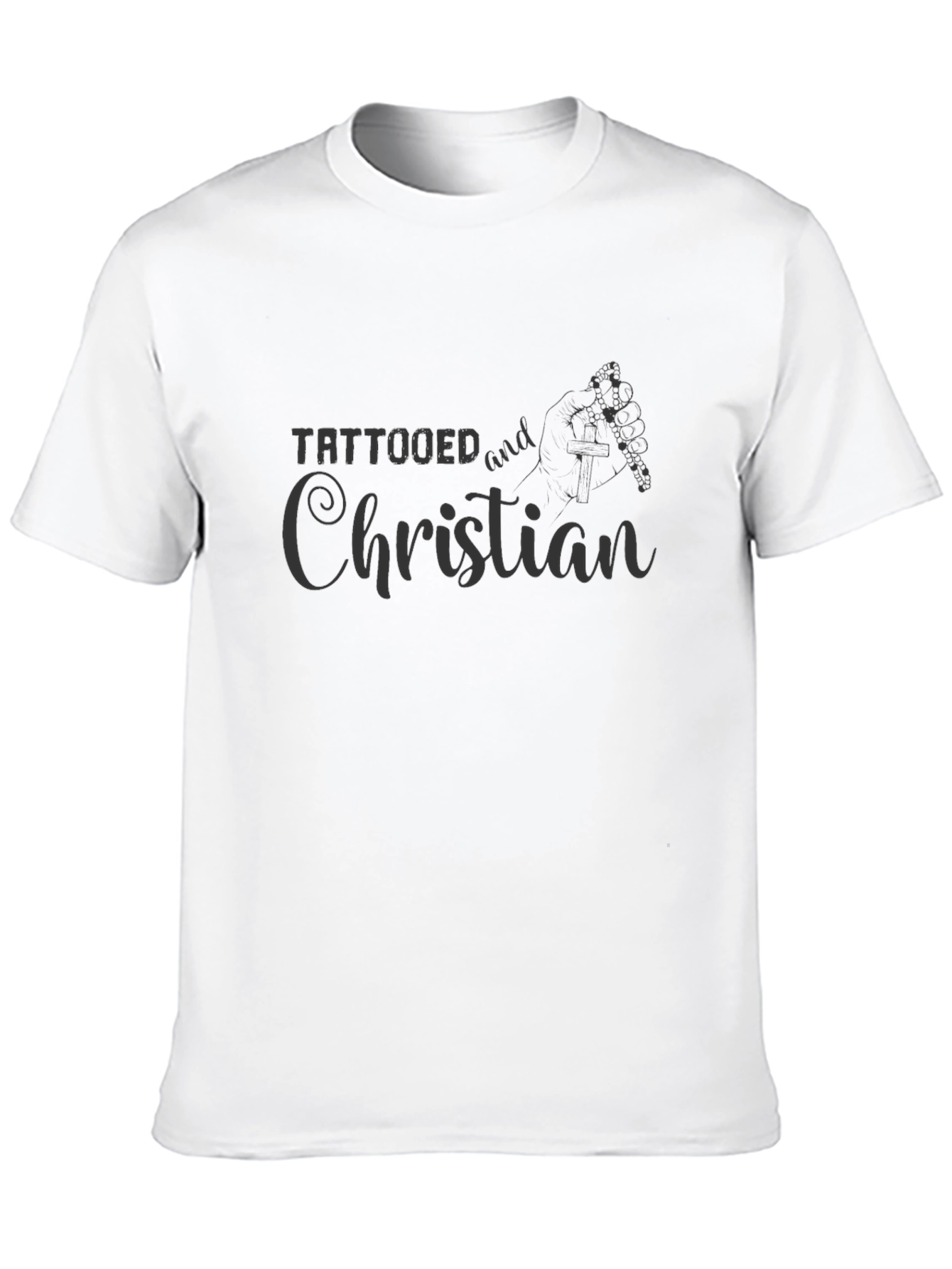 Tattooed and Christian Graphic T-Shirt