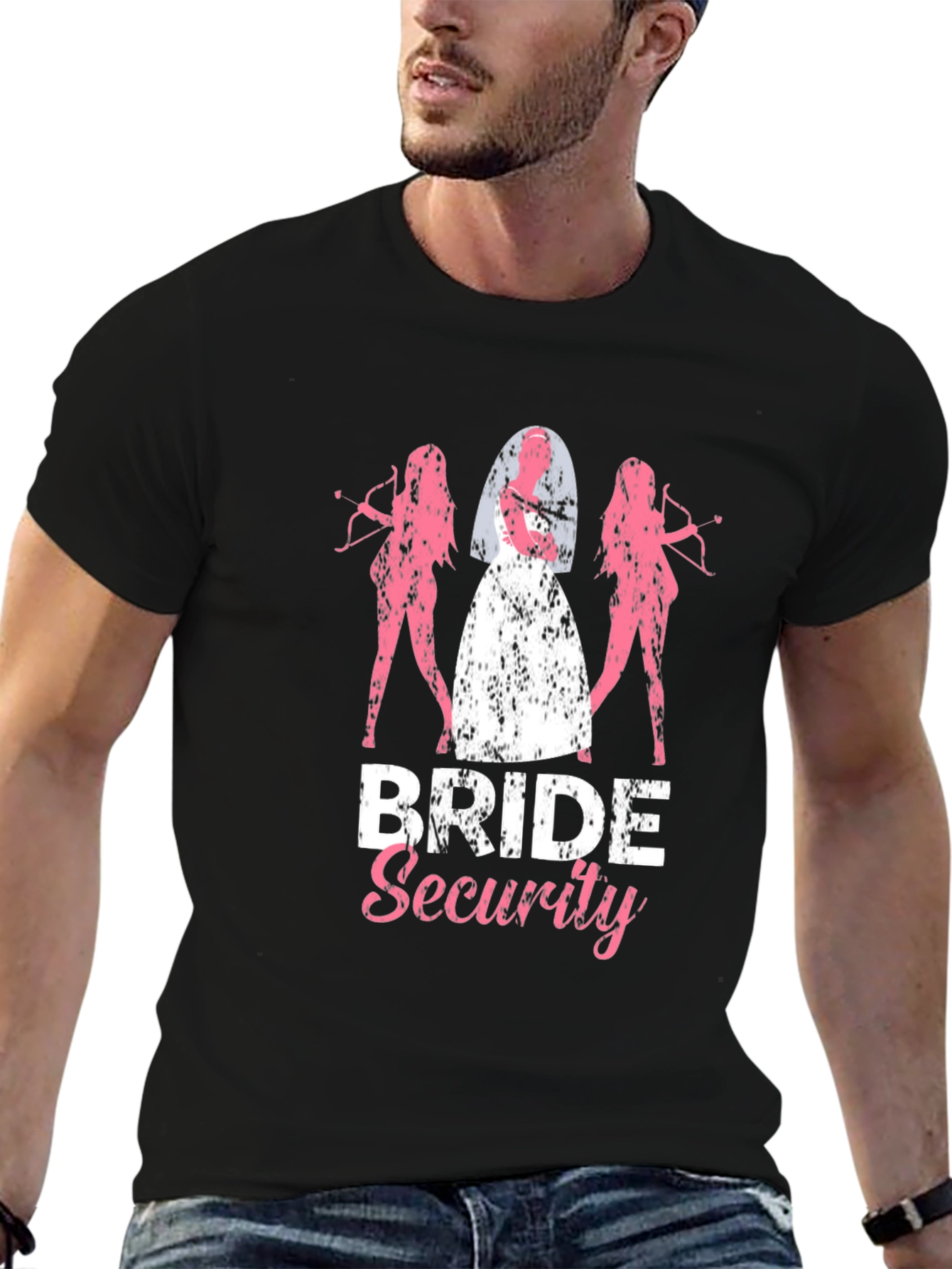 Bride Security Graphic Tee - Bachelor Party T-Shirt