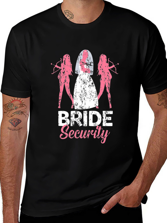 Bride Security Graphic Tee - Bachelor Party T-Shirt