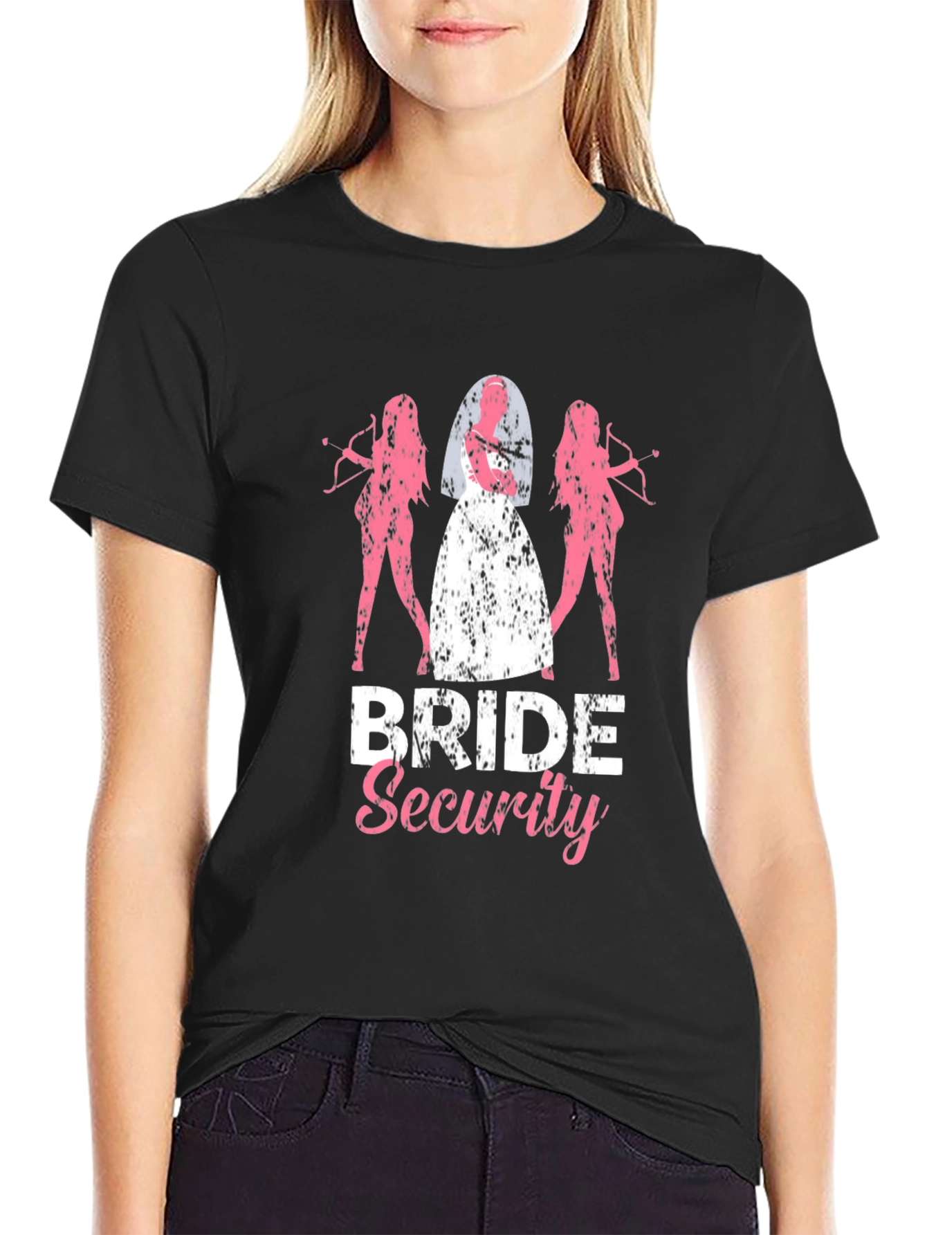 Bride Security Graphic Tee - Bachelor Party T-Shirt