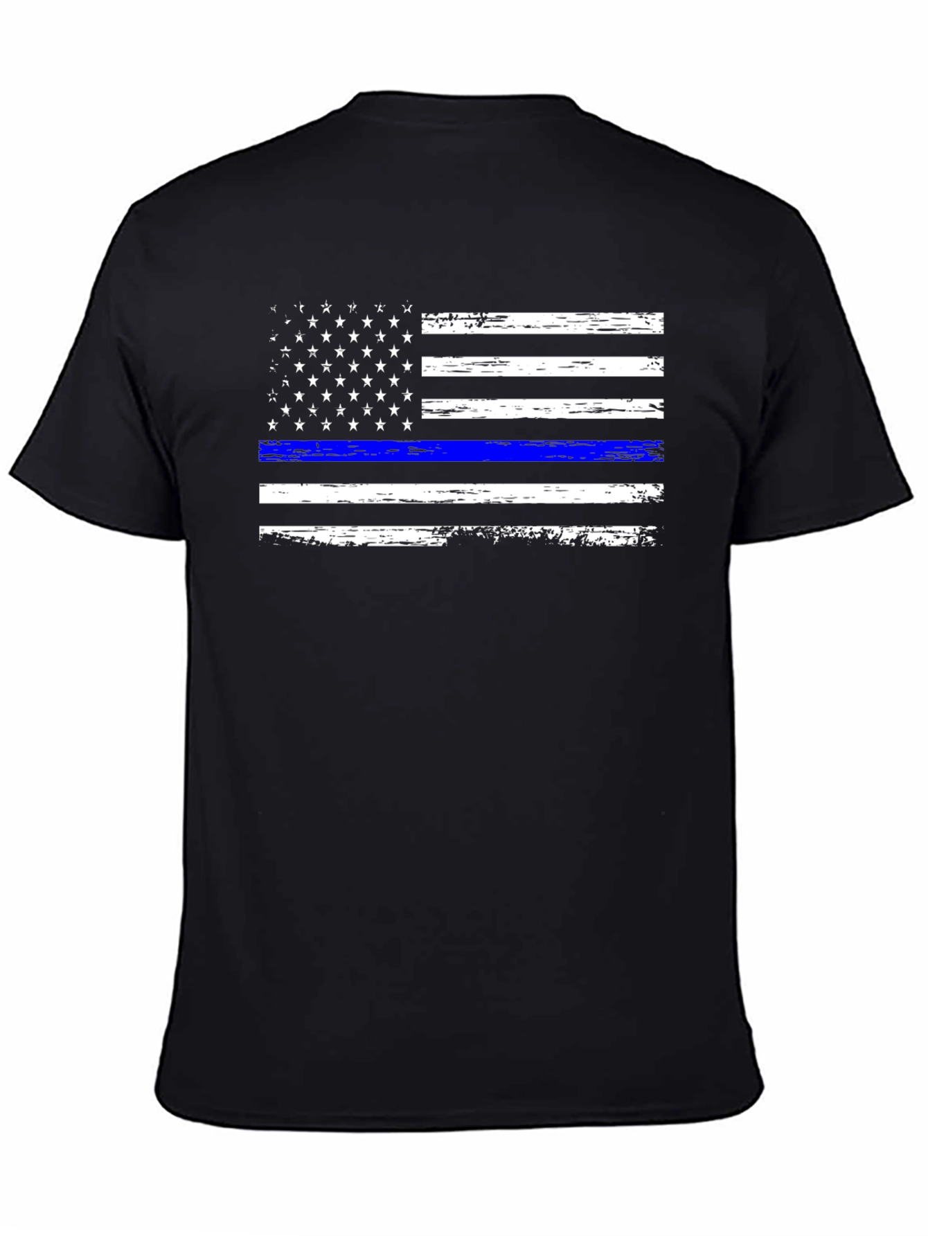 Thin Blue Line USA Flag T-Shirt