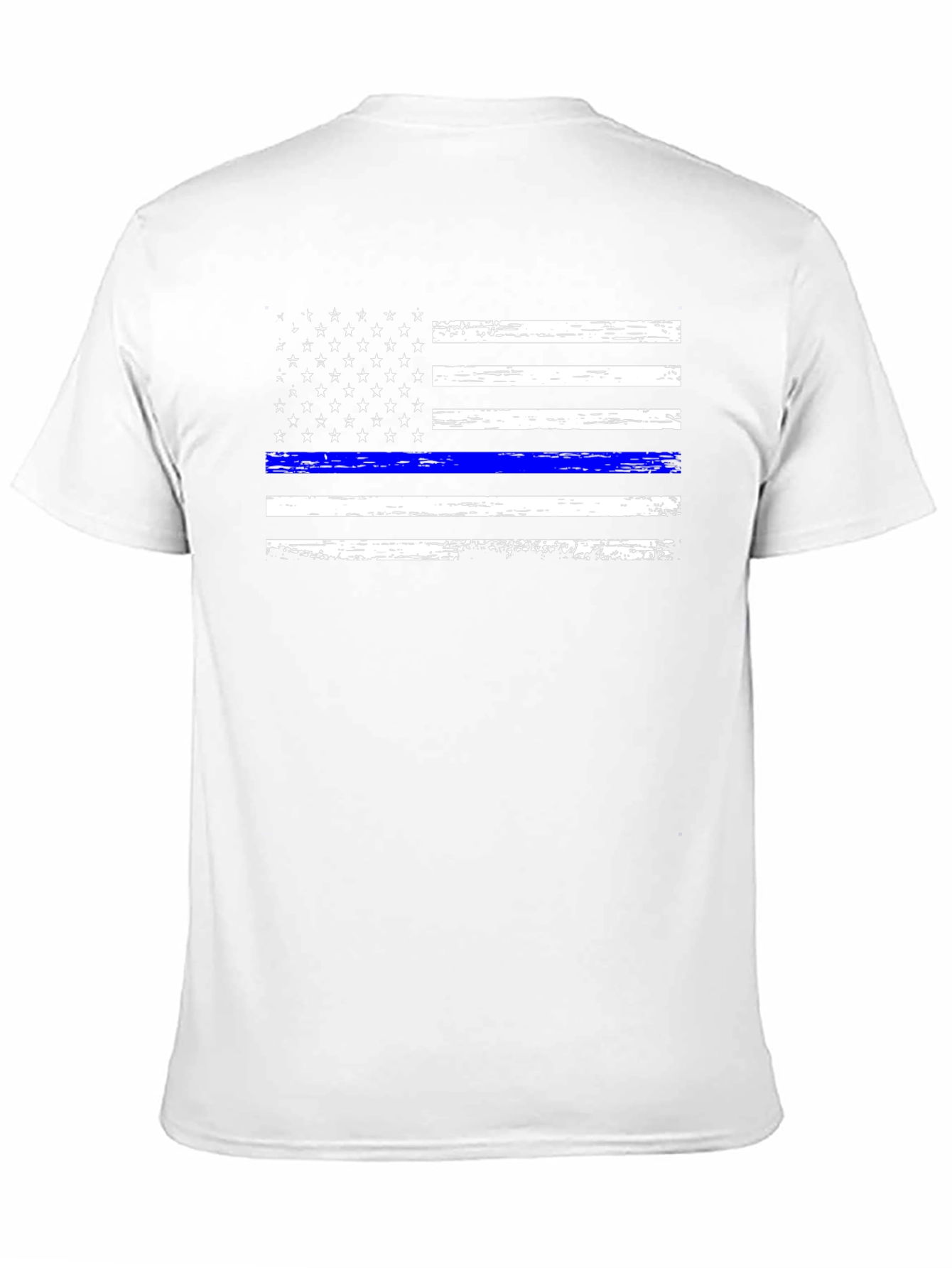 Thin Blue Line USA Flag T-Shirt