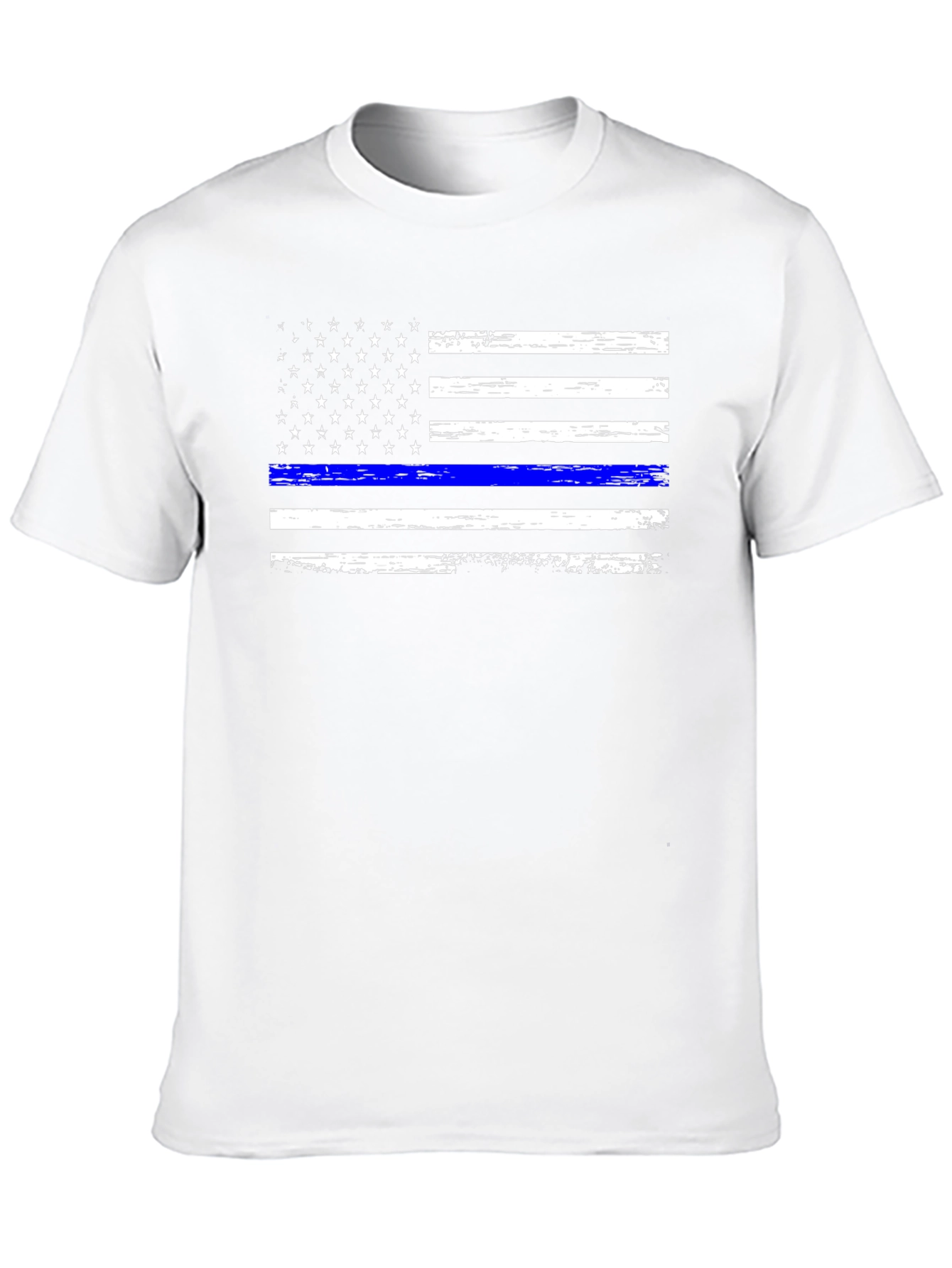 Thin Blue Line USA Flag T-Shirt